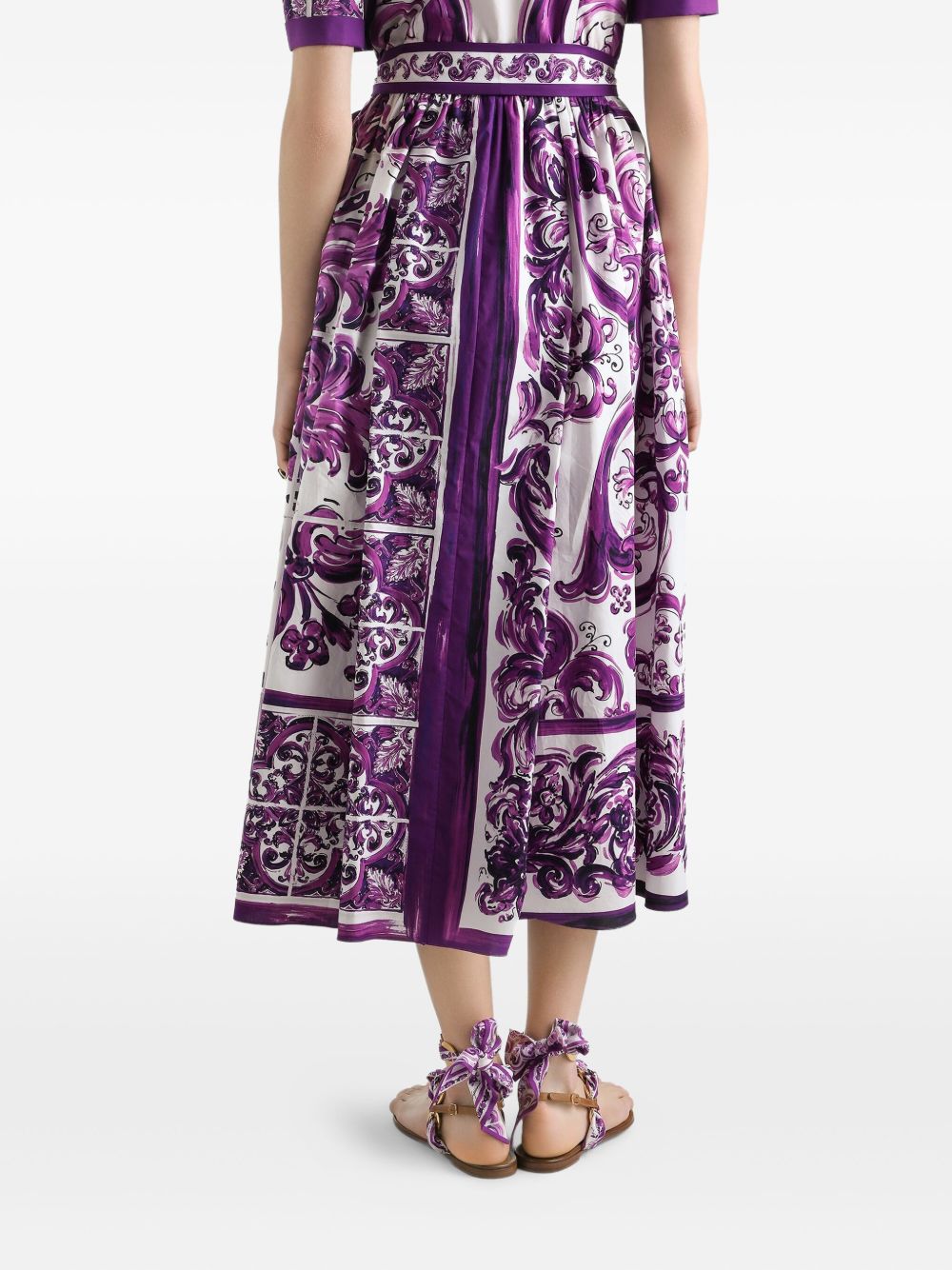 Dolce & Gabbana Purple Dress Glam Steals