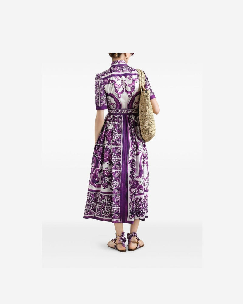 Dolce & Gabbana Purple Dress Glam Steals