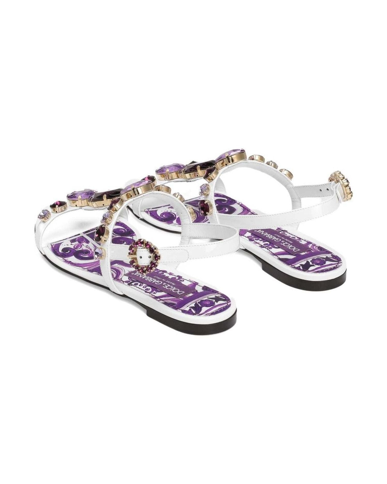 Dolce & Gabbana Purple Sandals Glam Steals