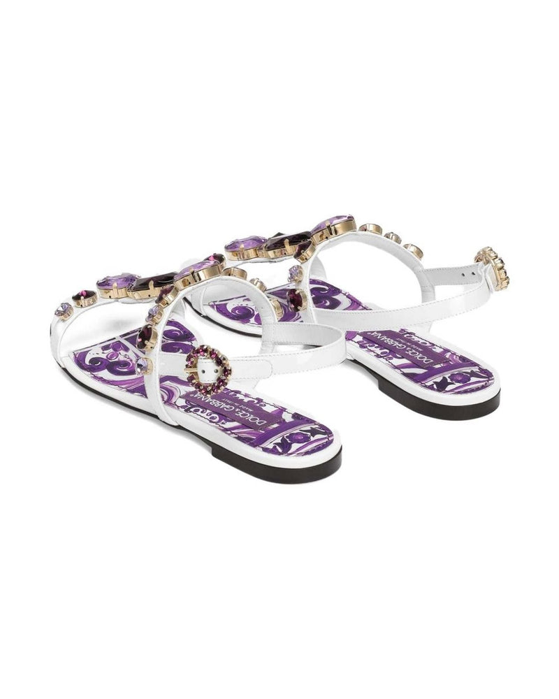 Dolce & Gabbana Purple Sandals Glam Steals