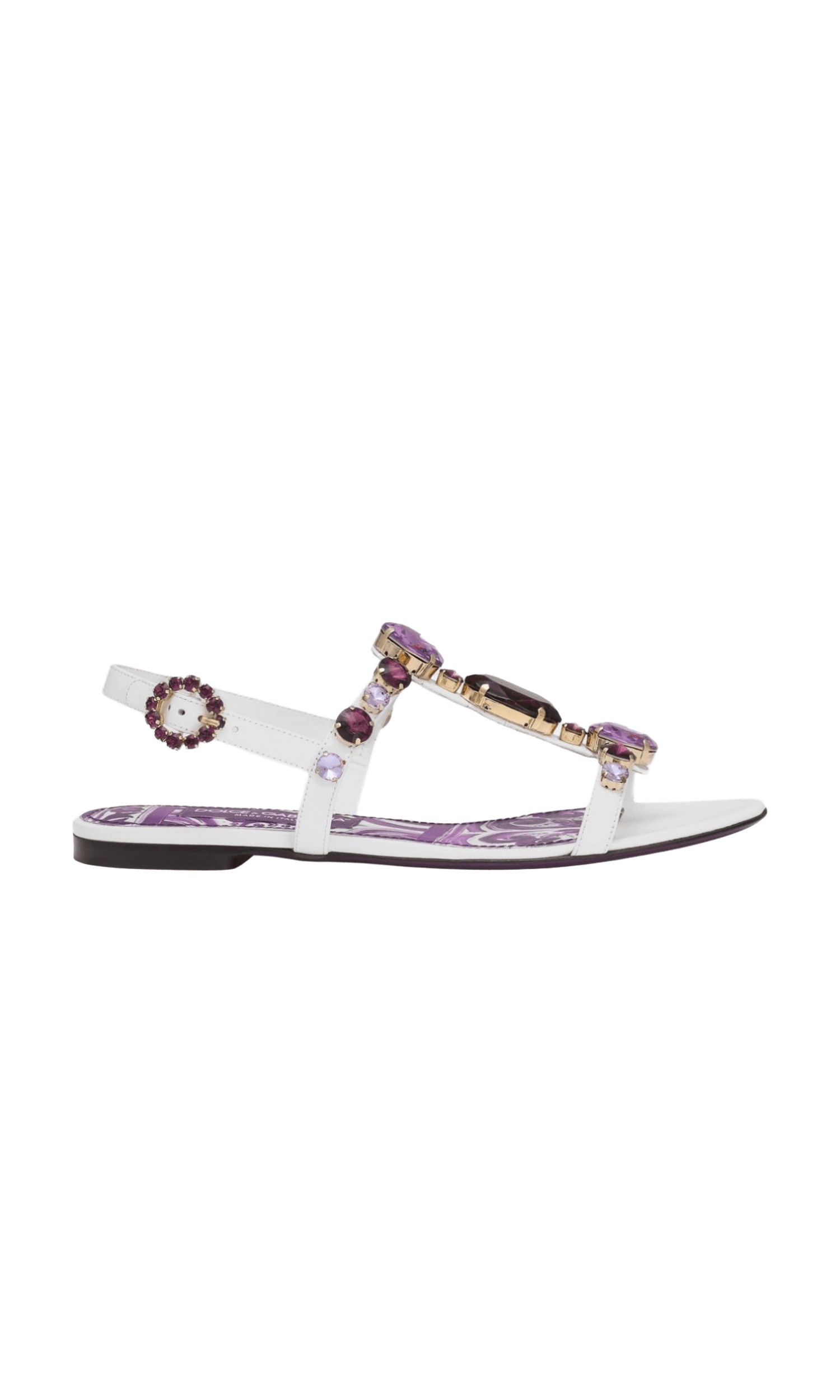 Dolce & Gabbana Purple Sandals Glam Steals