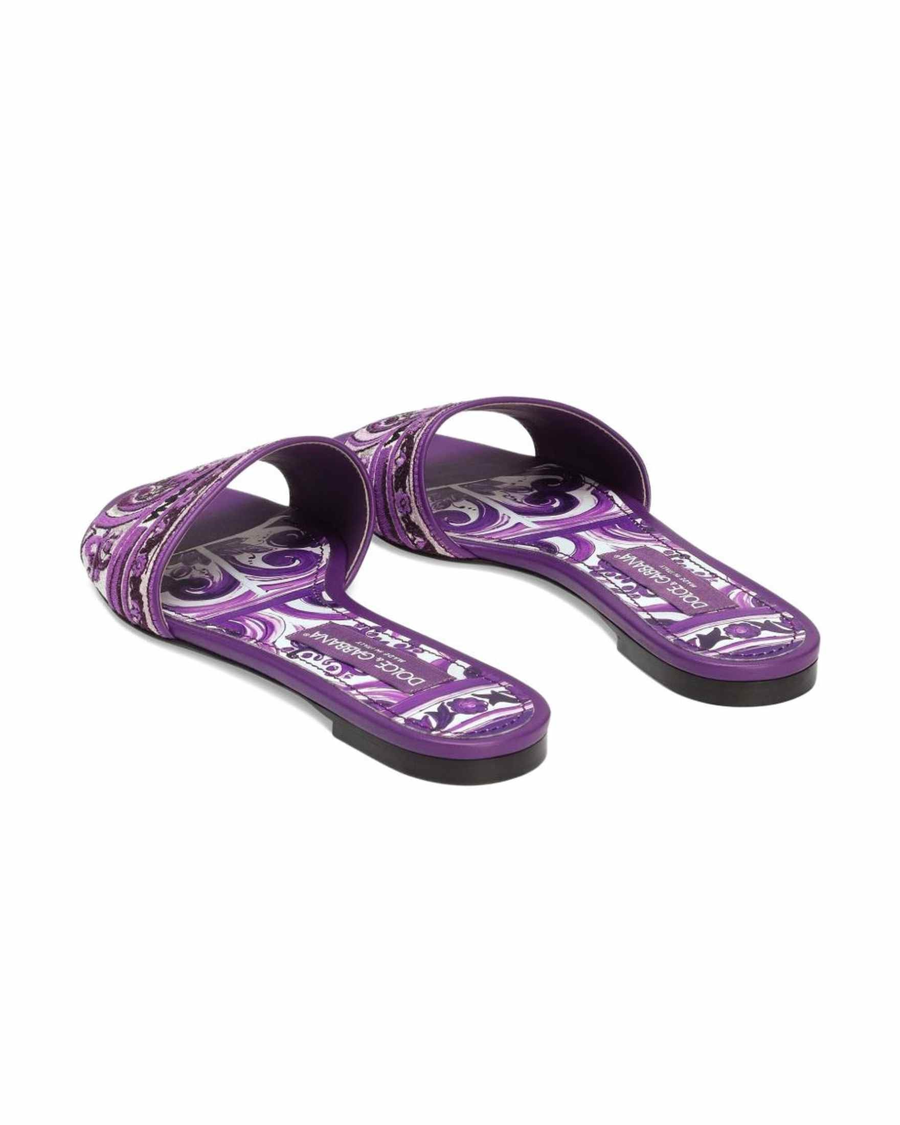 Dolce & Gabbana Purple Sandals Glam Steals