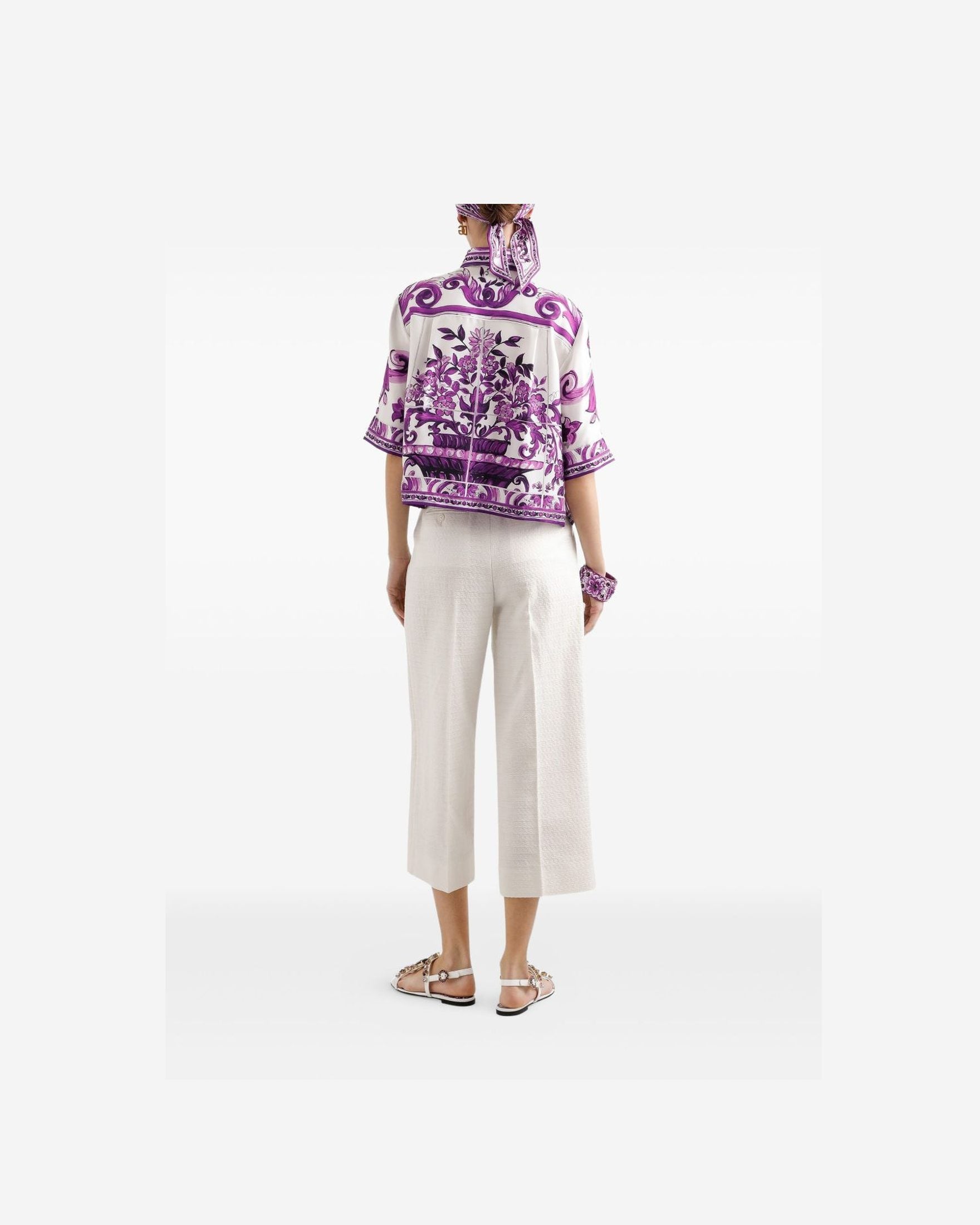 Dolce & Gabbana Purple Shirt Glam Steals
