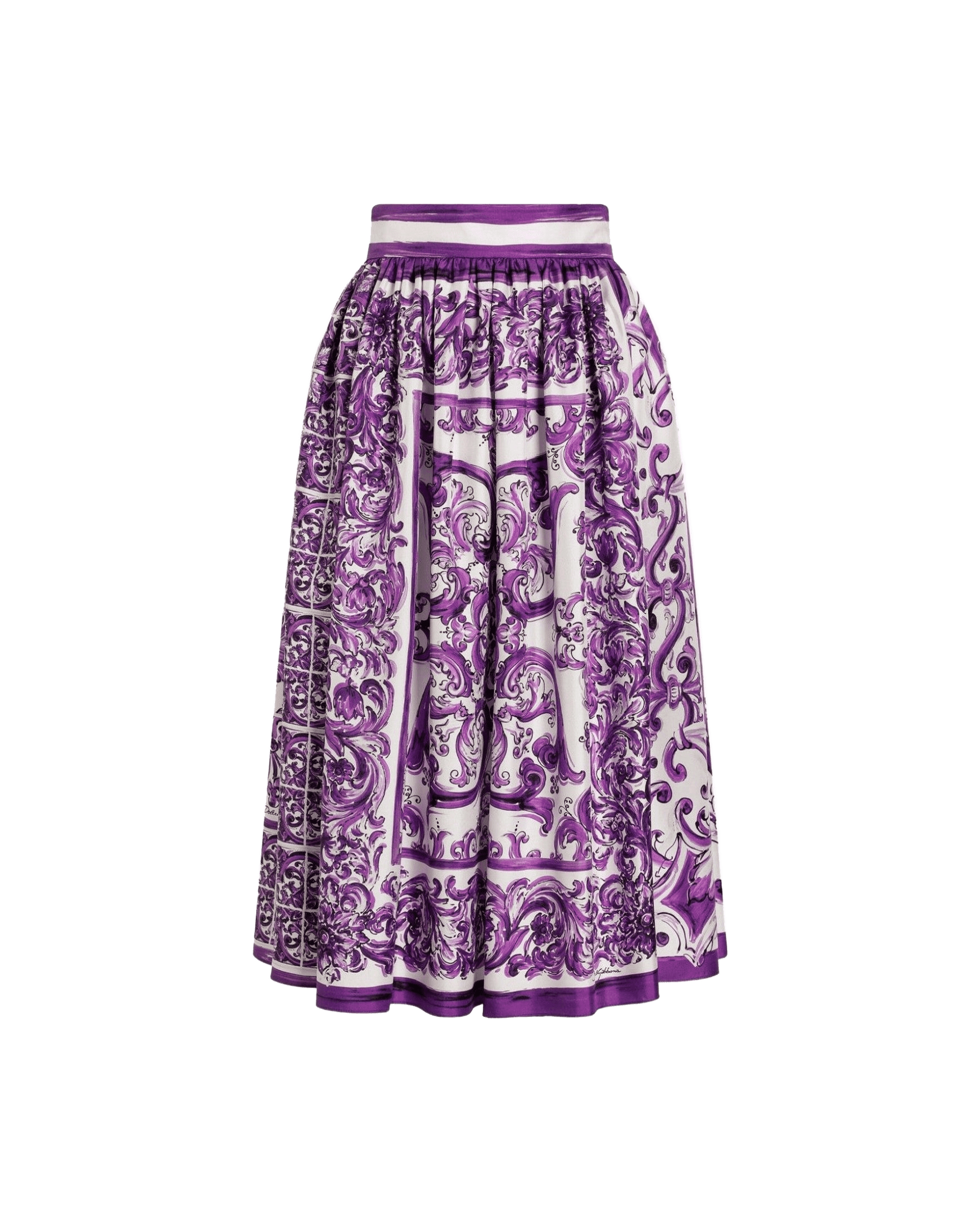 Dolce & Gabbana Purple Skirt Glam Steals