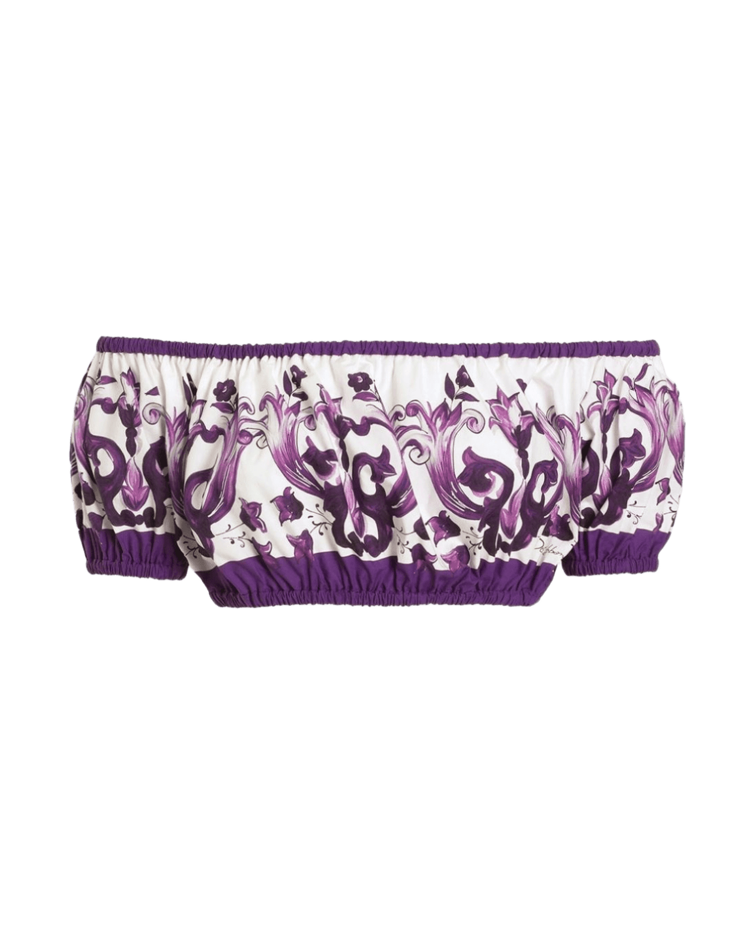 Dolce & Gabbana Purple Top Glam Steals