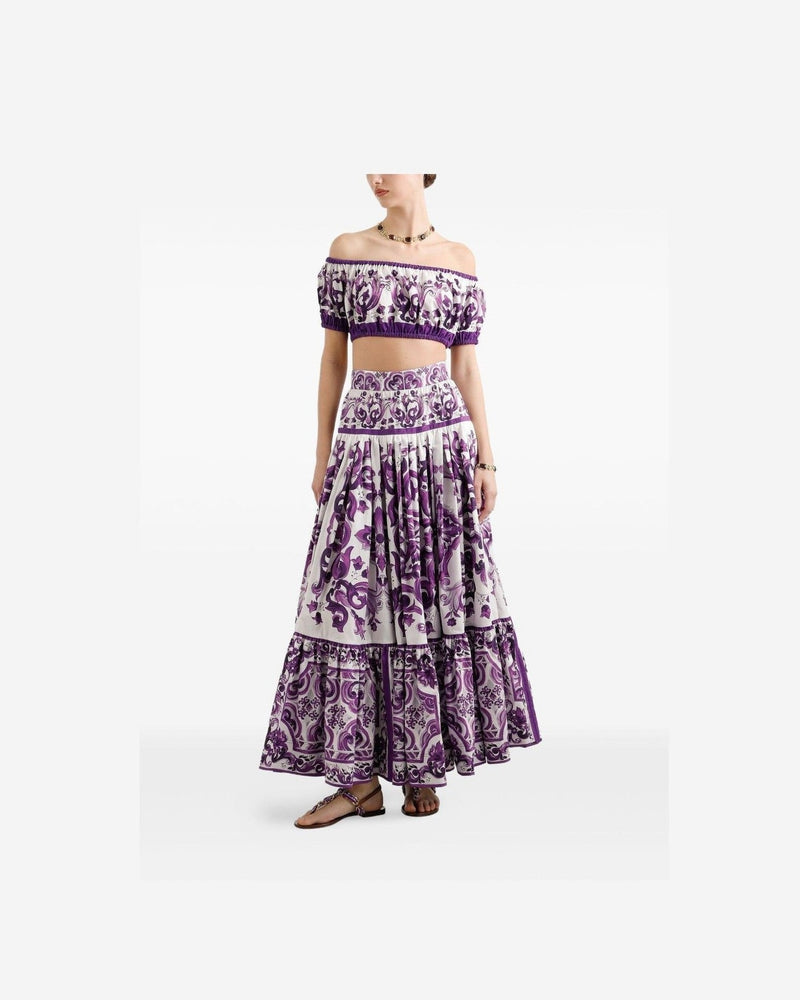 Dolce & Gabbana Purple Top Glam Steals