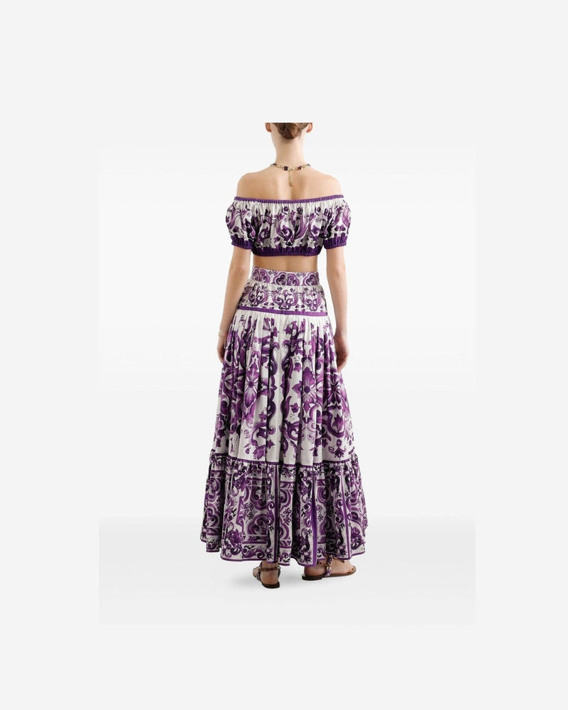 Dolce & Gabbana Purple Top Glam Steals