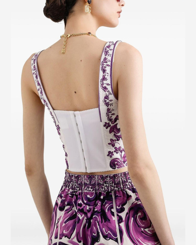 Dolce & Gabbana Purple Top Glam Steals