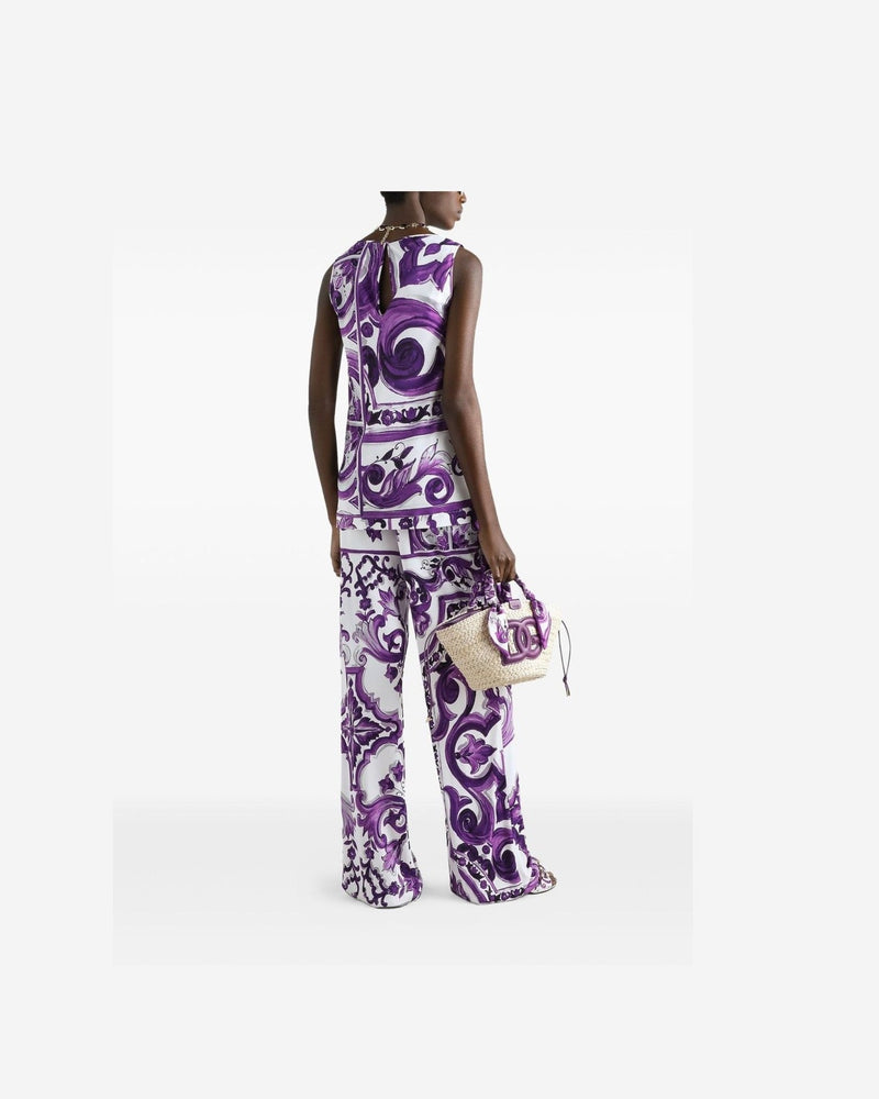 Dolce & Gabbana Purple Top Glam Steals