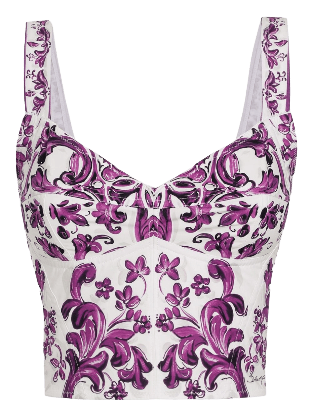 Dolce & Gabbana Purple Top Glam Steals