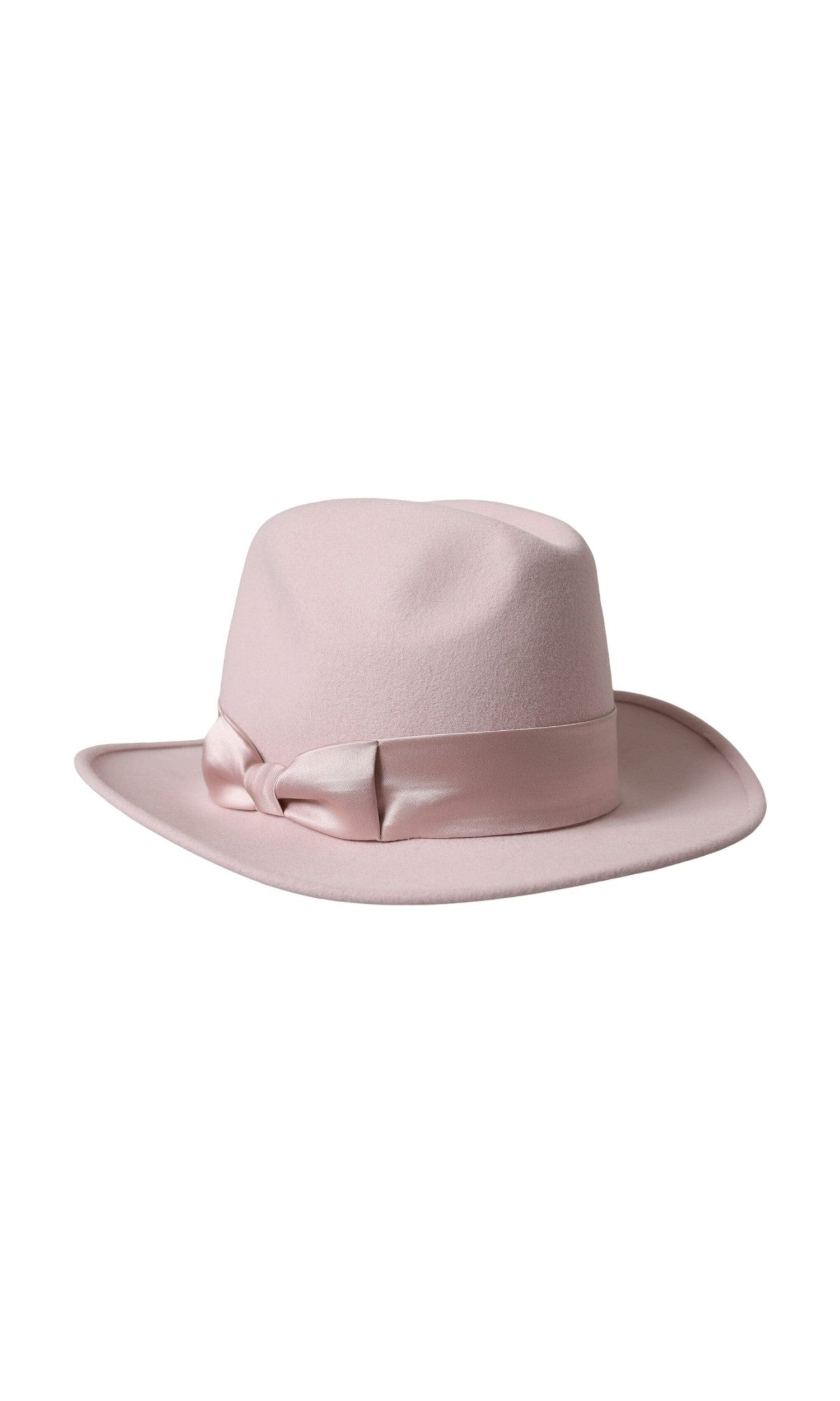 Dolce & Gabbana Rabbit Fedora Tril Women Pink Hat Glam Steals