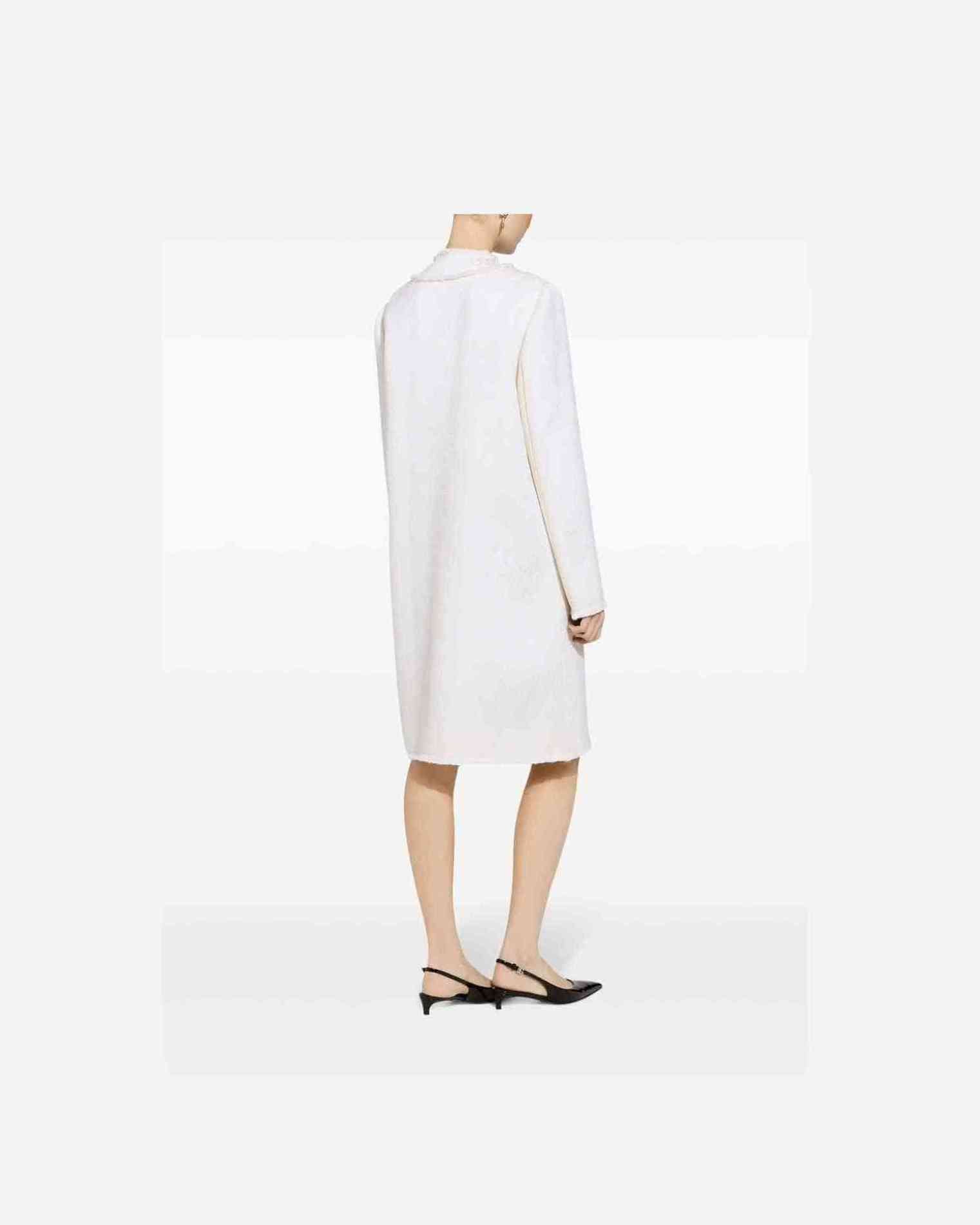 Dolce & Gabbana Raschel Single Breasted Tweed Coat Glam Steals