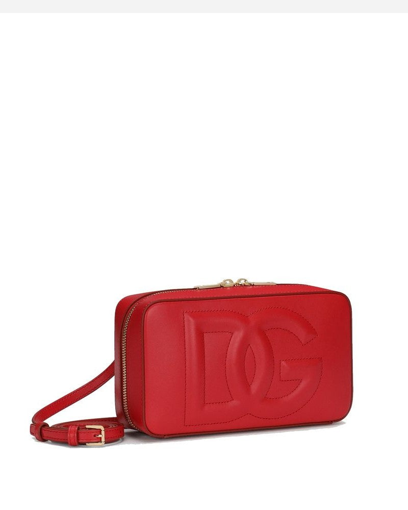 Dolce & Gabbana Red Calfskin Crossbody Bag Glam Steals