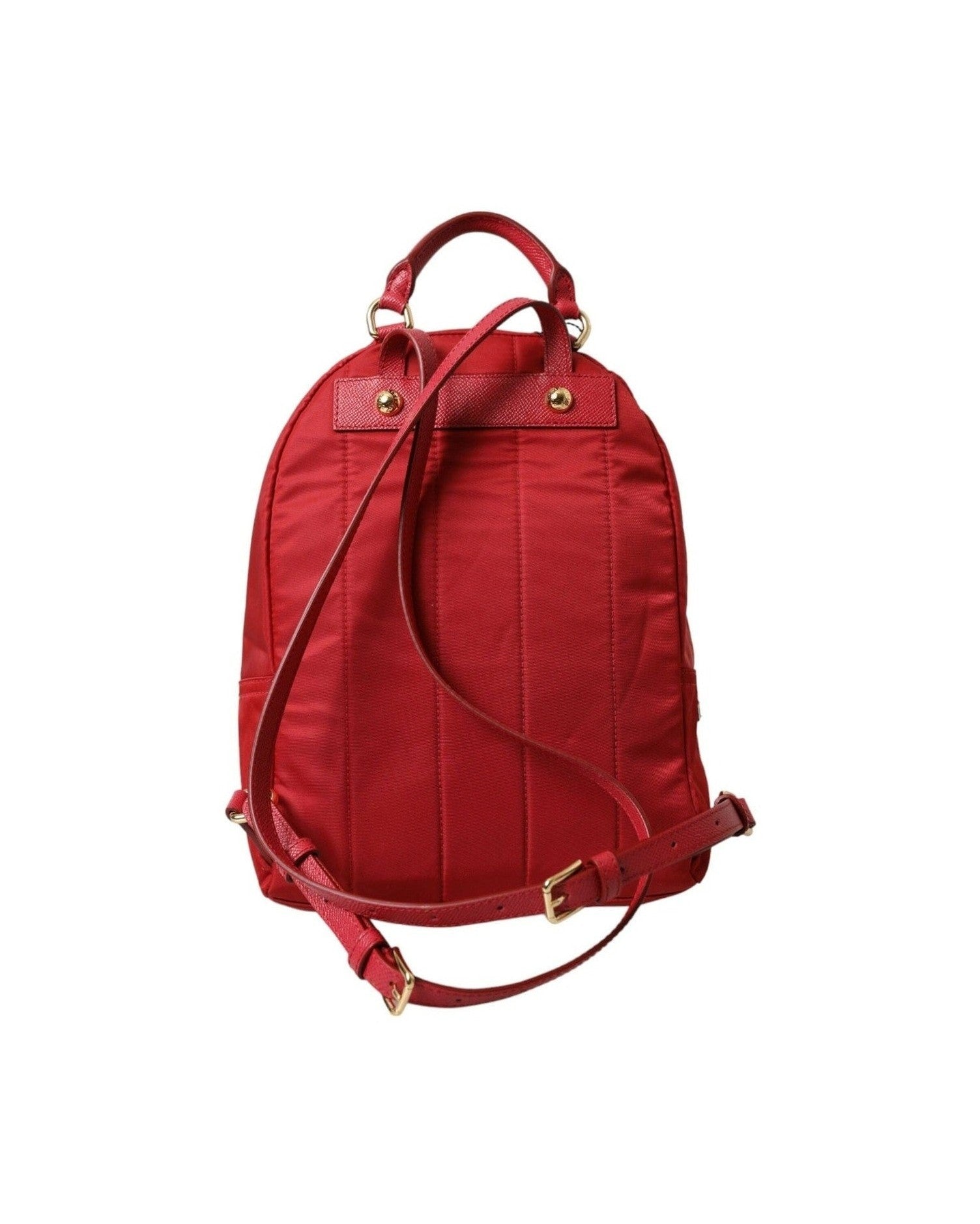 Dolce & Gabbana Embellished Backpack With Red Gold Detailing Glam Steals