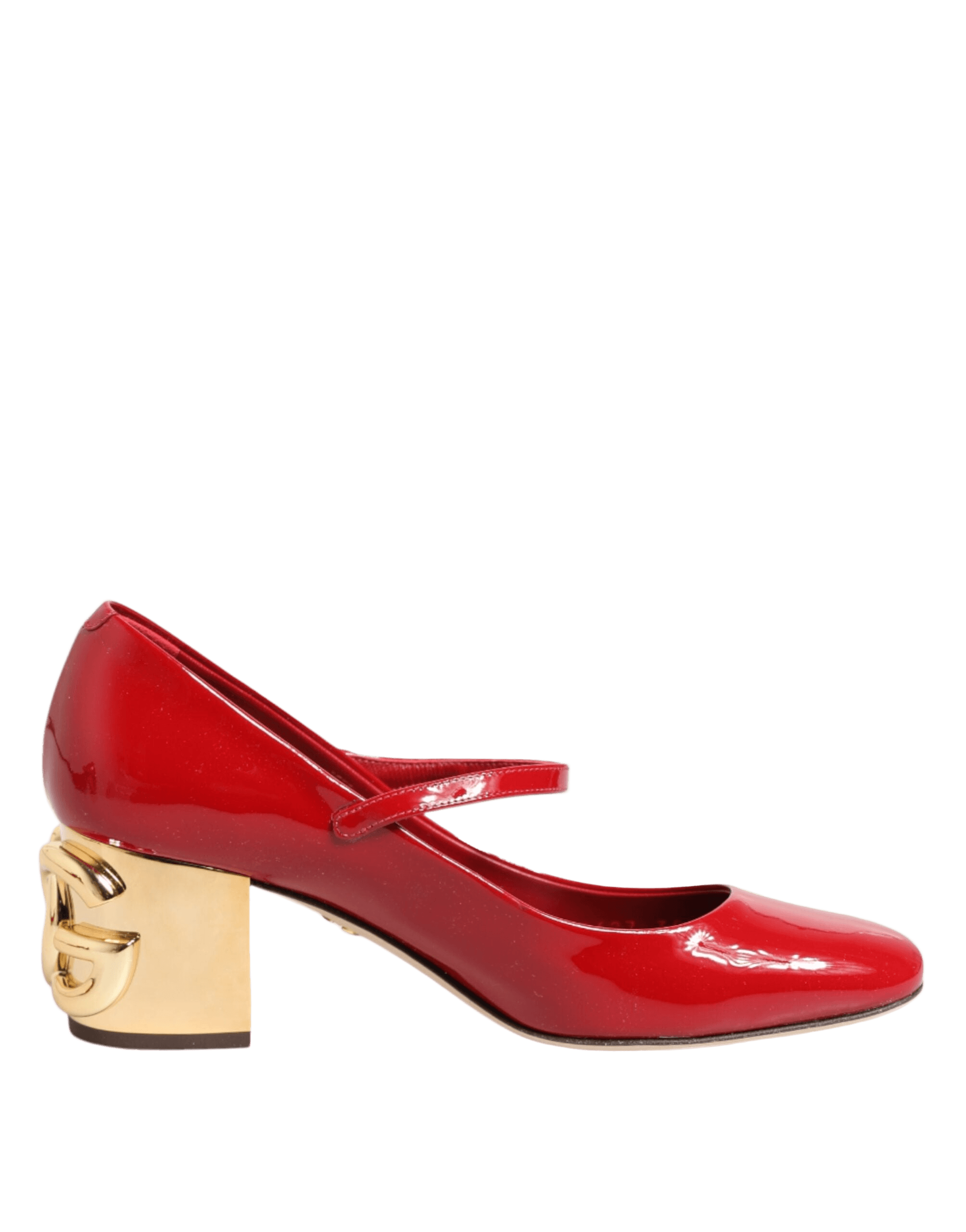 Dolce & Gabbana Red Leather Dg Logo Heels Sandals Shoes Glam Steals