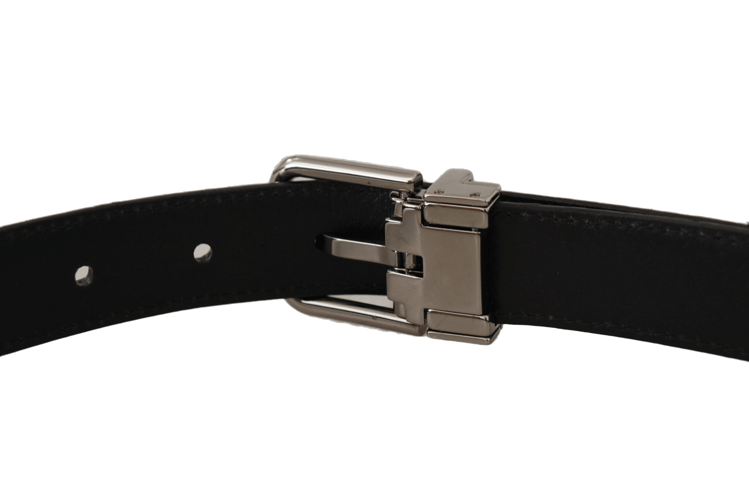 Dolce & Gabbana Red Leather Exotic Metal Logo Buckle Belt Glam Steals
