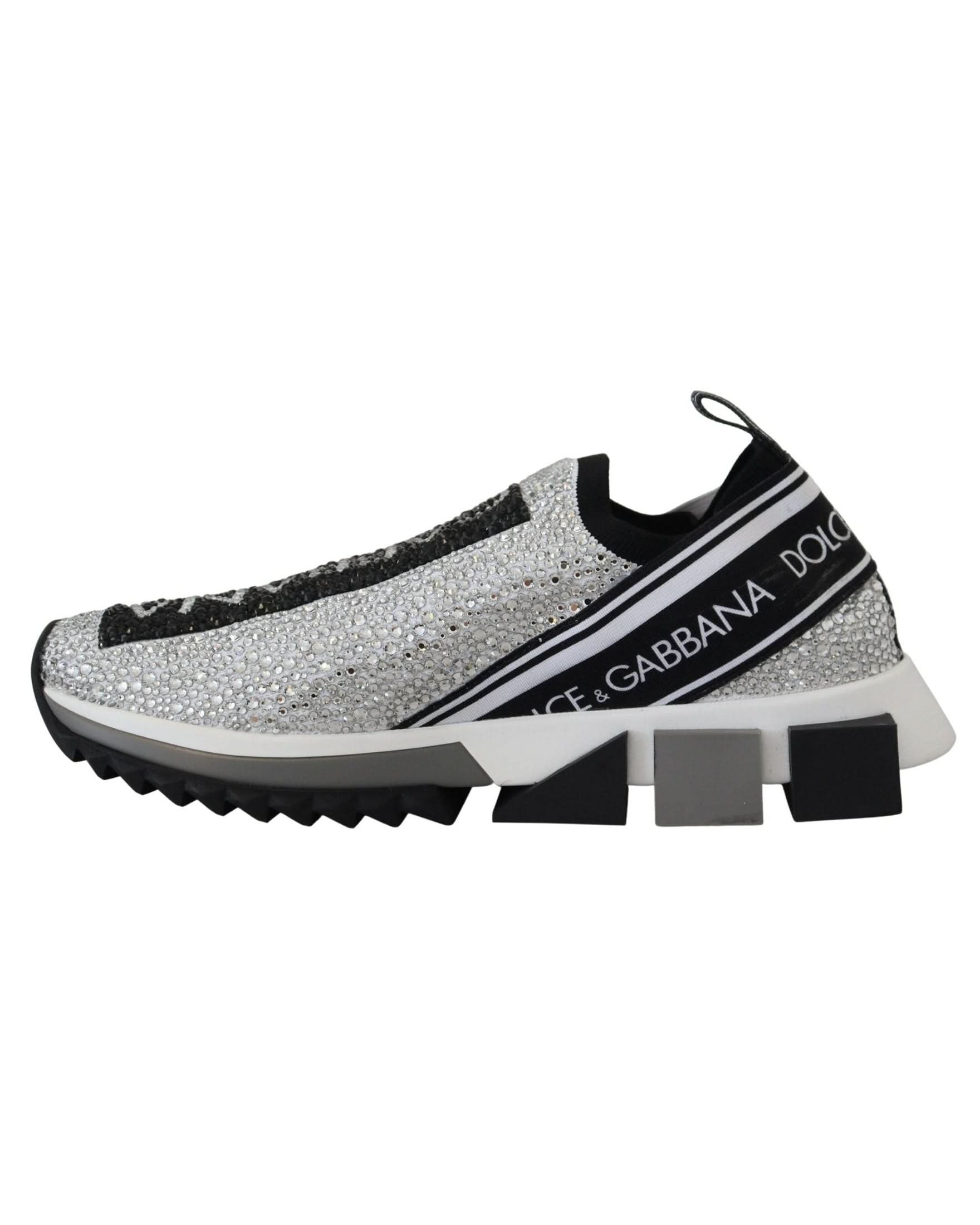 Dolce & Gabbana Rhinestones Sorrento Sneakers Shoes Sneakers