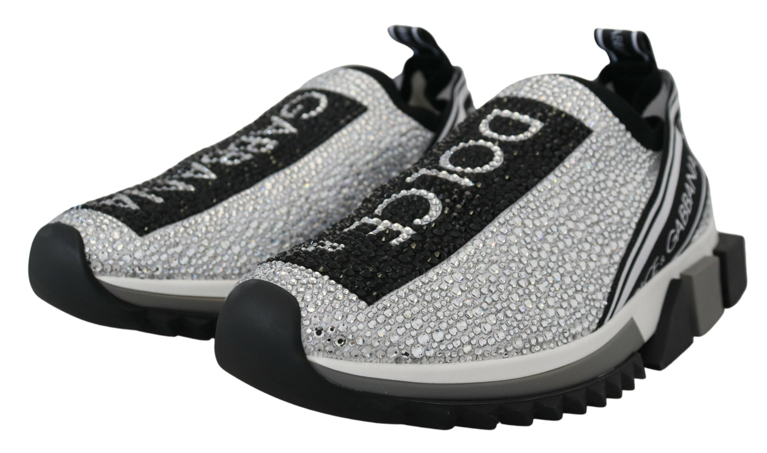 Dolce & Gabbana Rhinestones Sorrento Sneakers Shoes Glam Steals