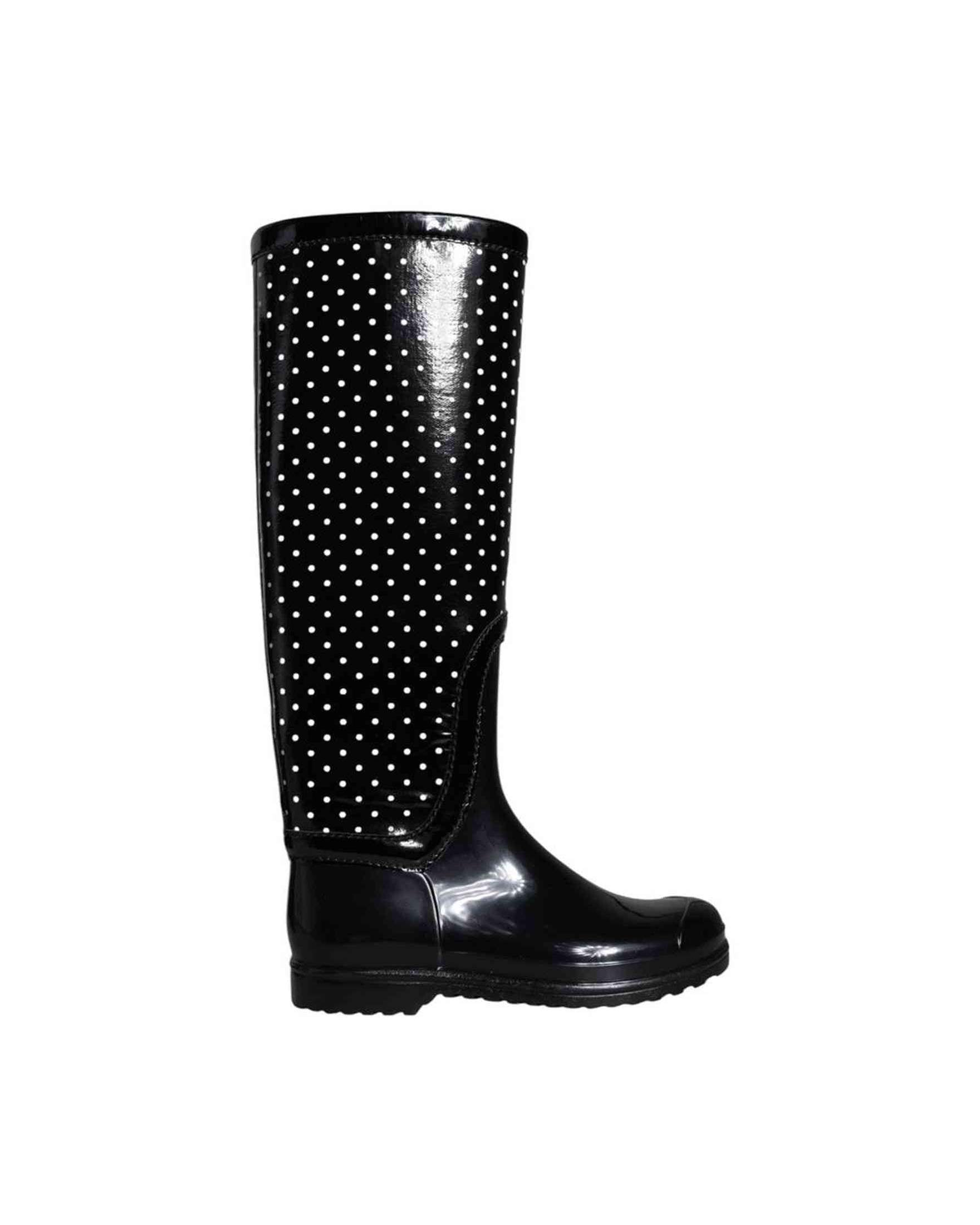 Dolce & Gabbana Rubber Black Boot Glam Steals