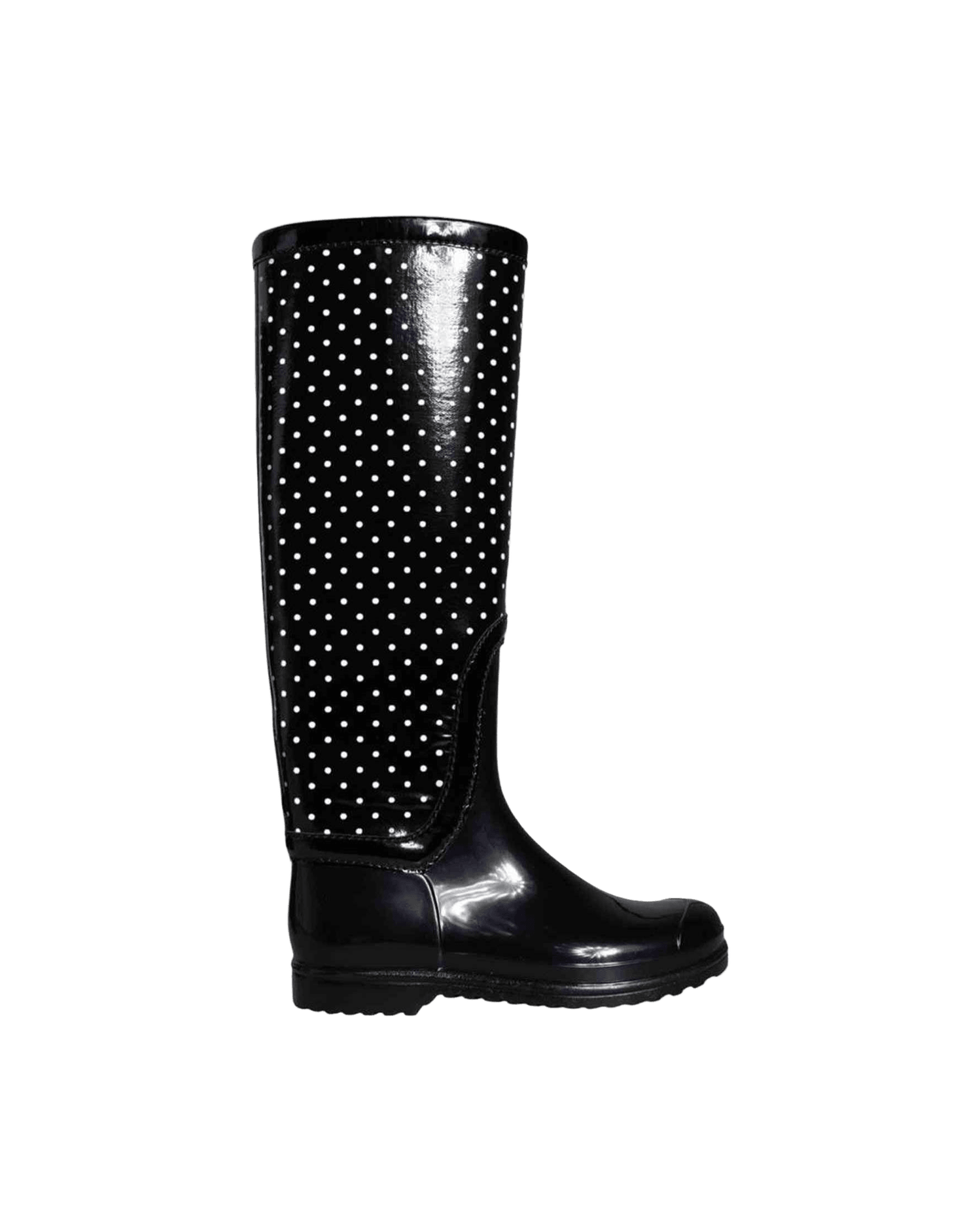 Dolce & Gabbana Black Rubber Boot Boots