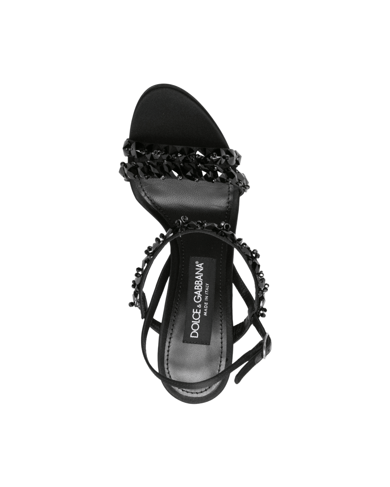 Dolce & Gabbana Sandals Black Glam Steals