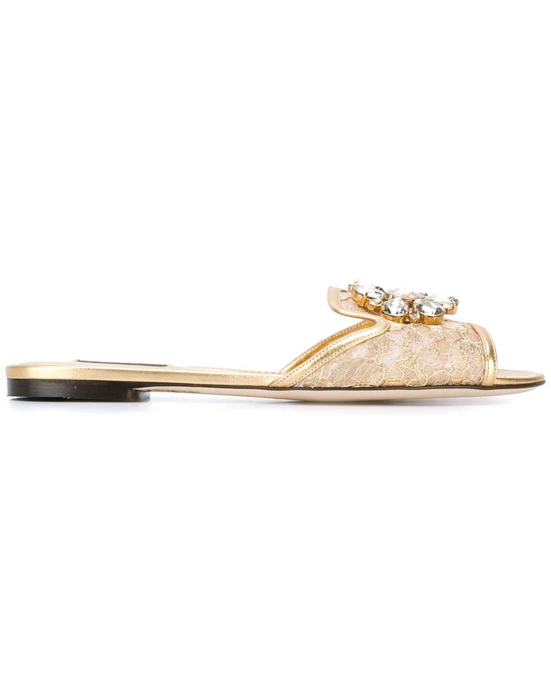 Dolce & Gabbana Sandals Golden Glam Steals