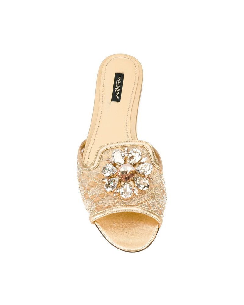 Dolce & Gabbana Sandals Golden Sandals