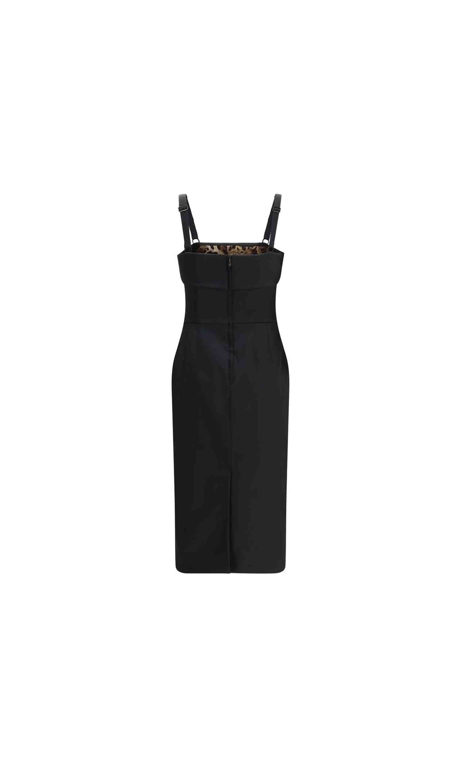 Dolce & Gabbana Satin Midi Dress Glam Steals