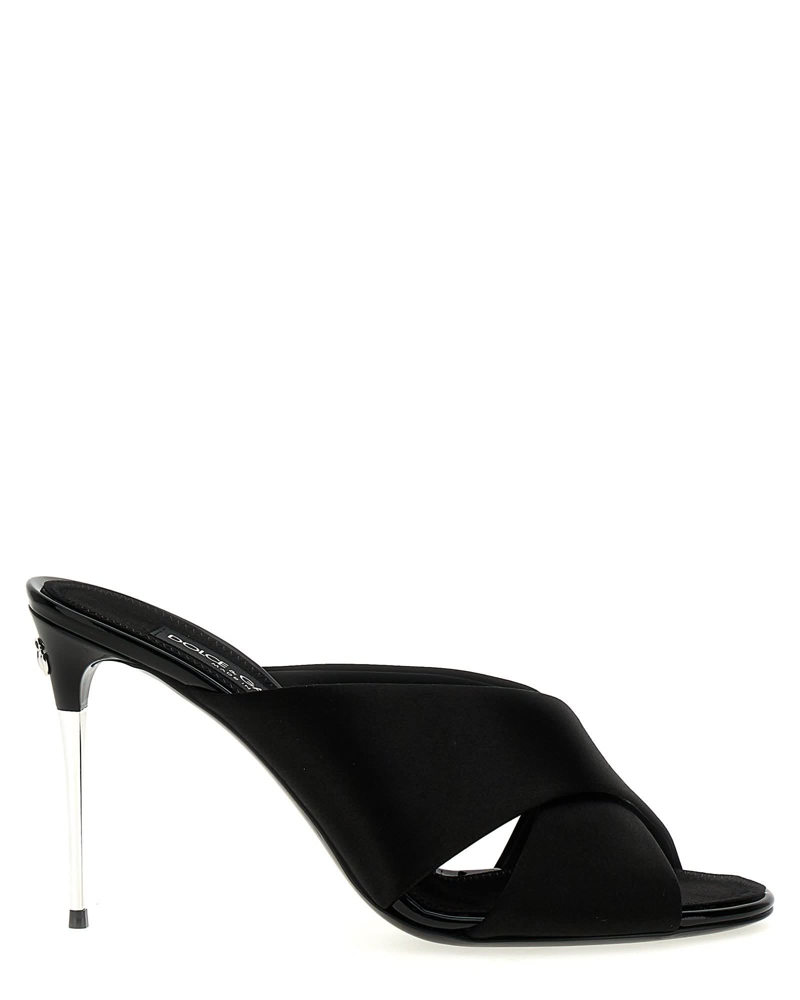Dolce & Gabbana Satin Sandals Glam Steals
