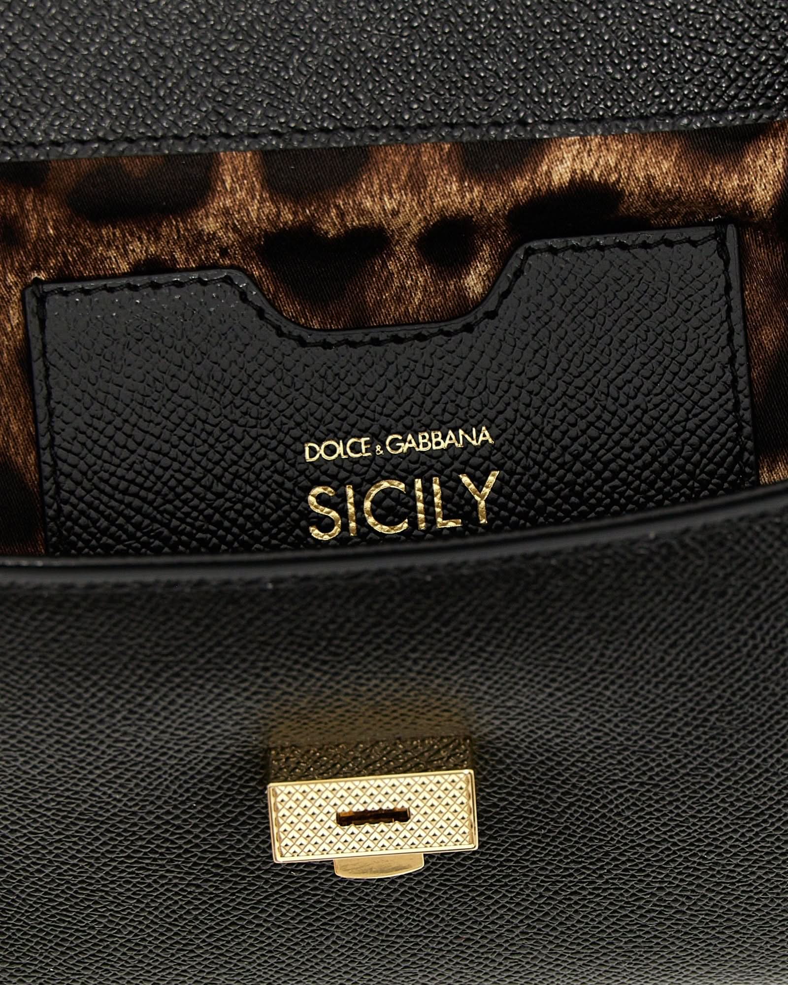 Dolce & Gabbana Sicily Medium Handbag Glam Steals
