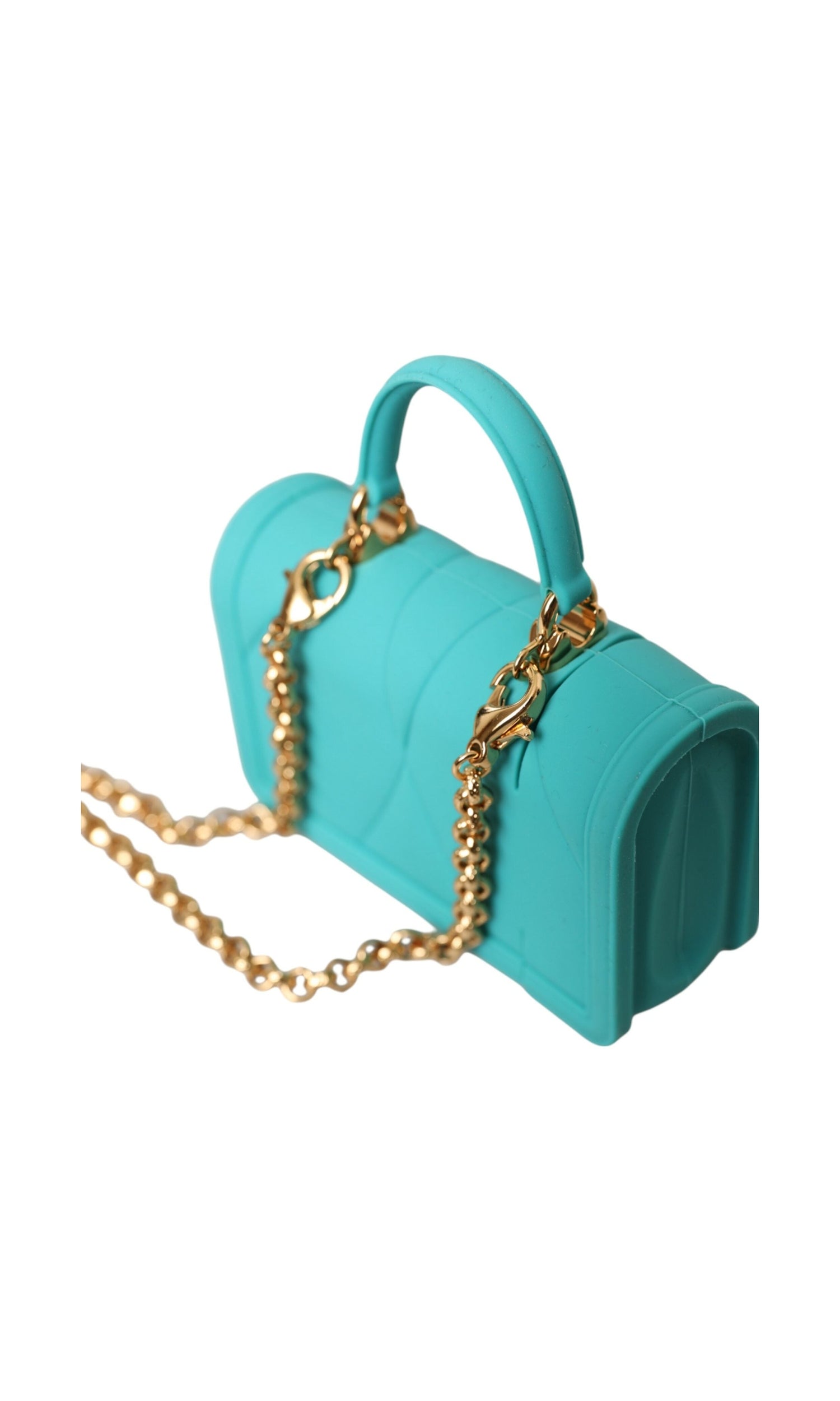 Dolce & Gabbana Silicone Devotion Heart Cover Bag Airpods Turquoise Case Glam Steals