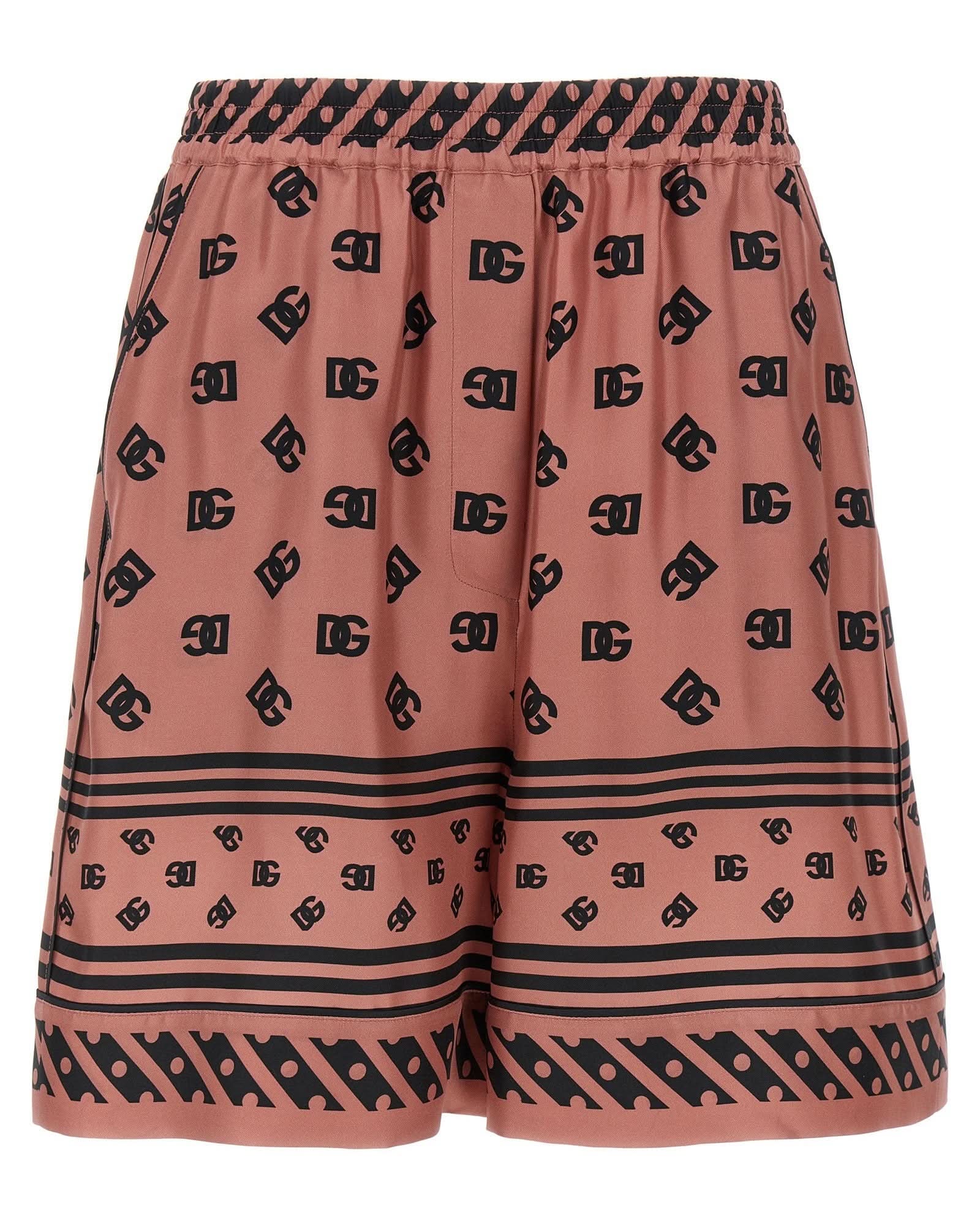 Dolce & Gabbana Silk Bermuda Shorts Glam Steals