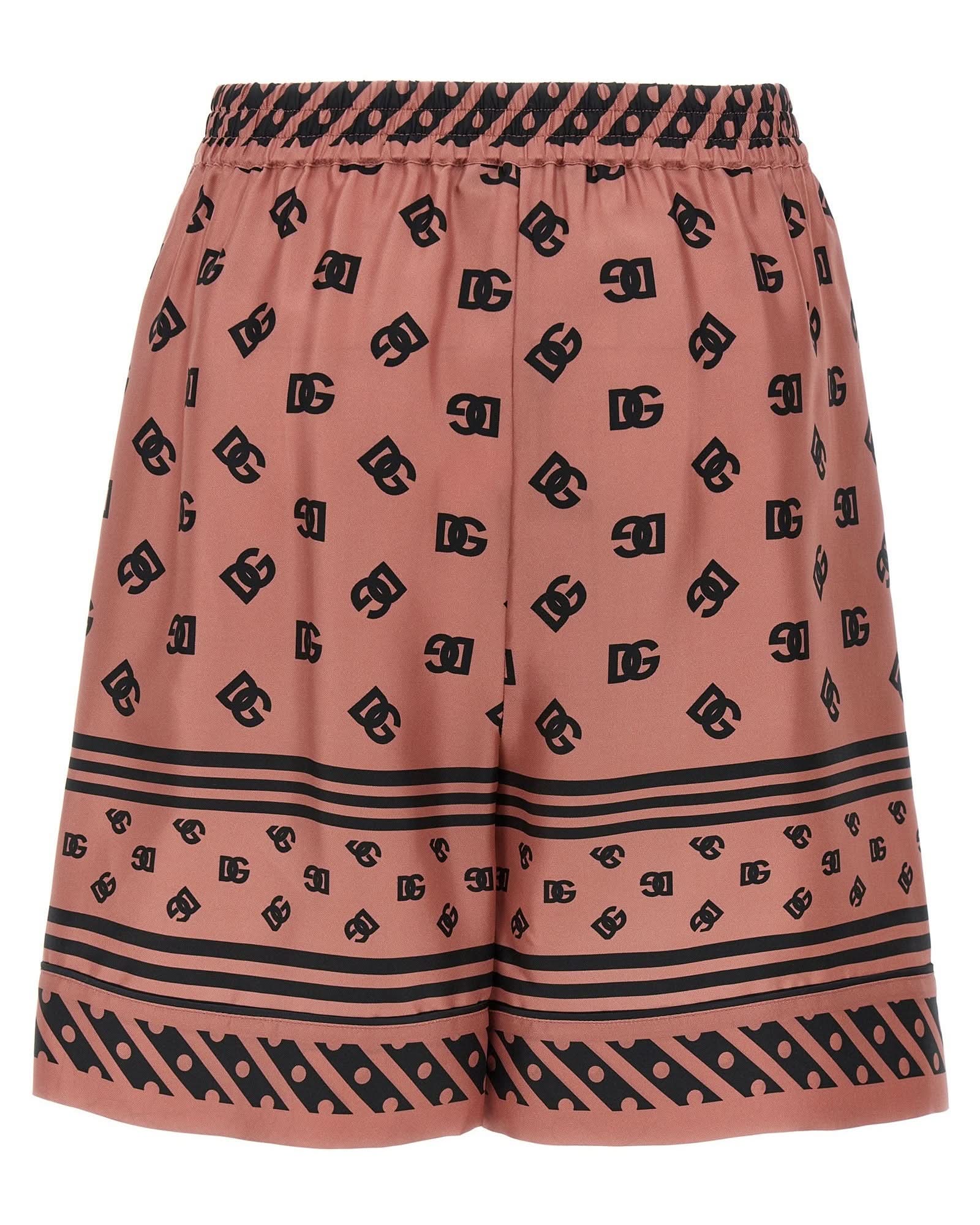 Dolce & Gabbana Silk Bermuda Shorts Glam Steals