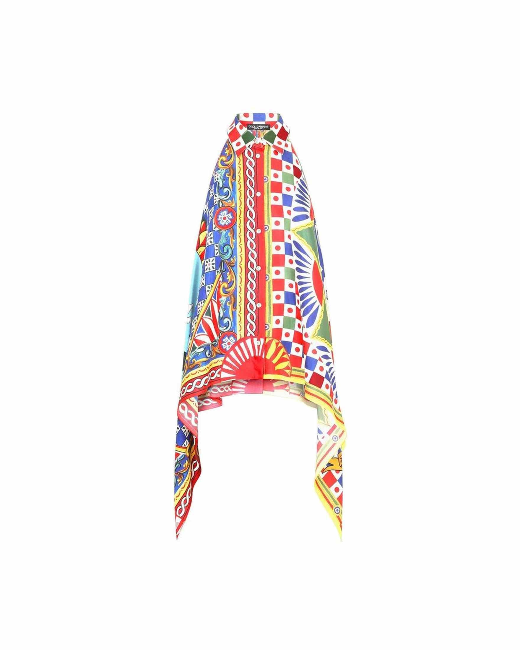 Dolce & Gabbana Silk Halterneck Shirt Glam Steals