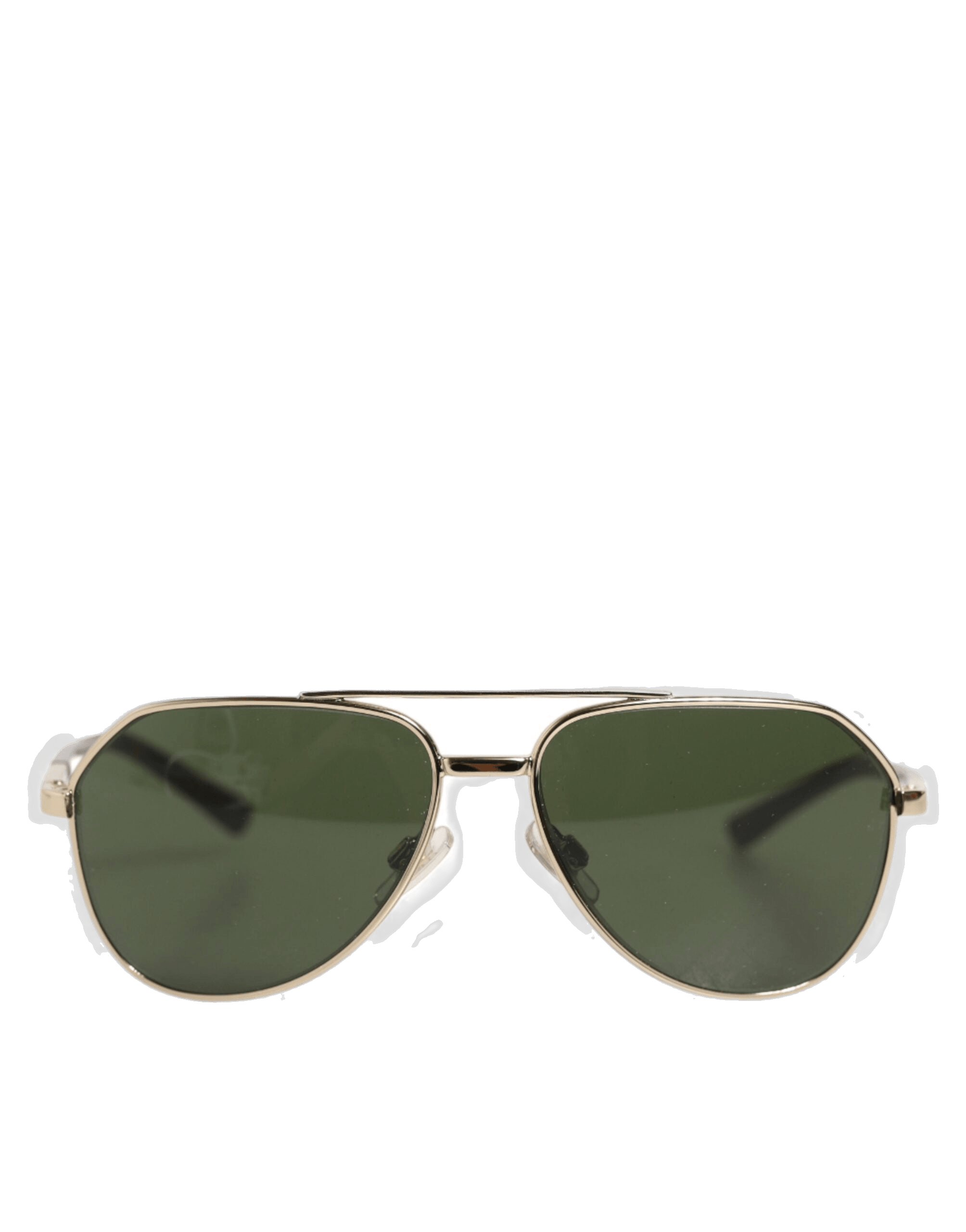 Dolce & Gabbana Silver Dg2125 Frame Aviator Shades Eyewear Sunglasses Glam Steals