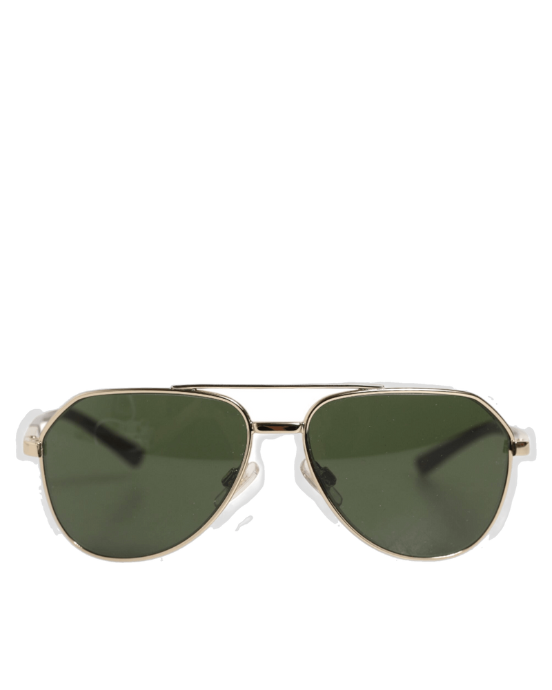 Dolce & Silver Gabbana Dg2125 Frame Aviator Shades Eyewear Sunglasses Glam Steals