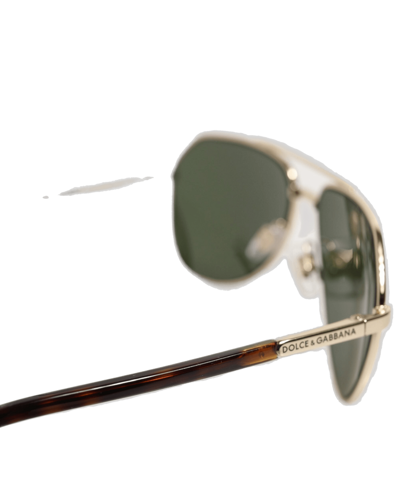 Dolce & Silver Gabbana Dg2125 Frame Aviator Shades Eyewear Sunglasses Glam Steals
