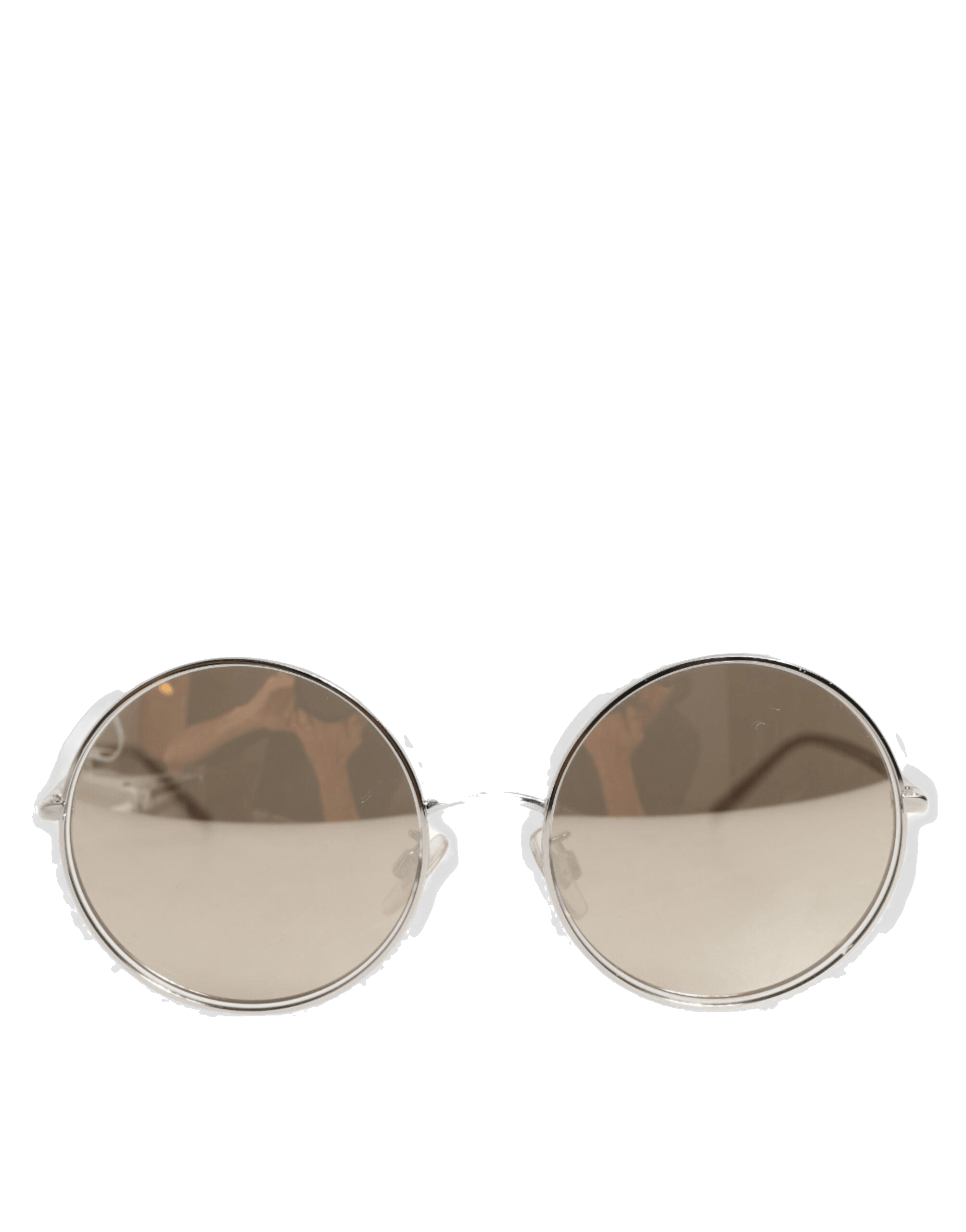 Dolce & Gabbana Silver Dg2215k Metal Round Shades Eyewear Sunglasses Glam Steals