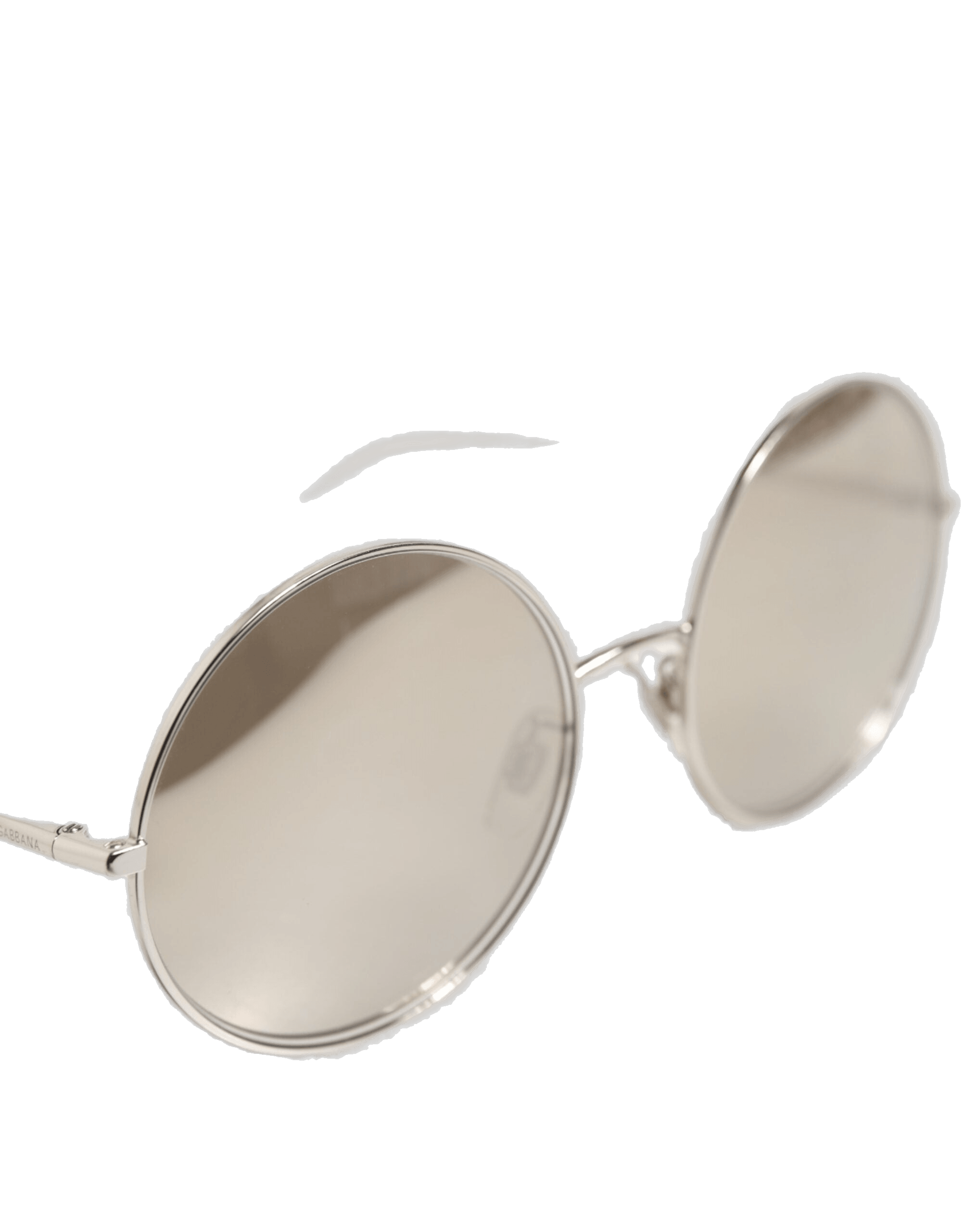 Dolce & Gabbana Silver Dg2215k Metal Round Shades Eyewear Sunglasses Glam Steals