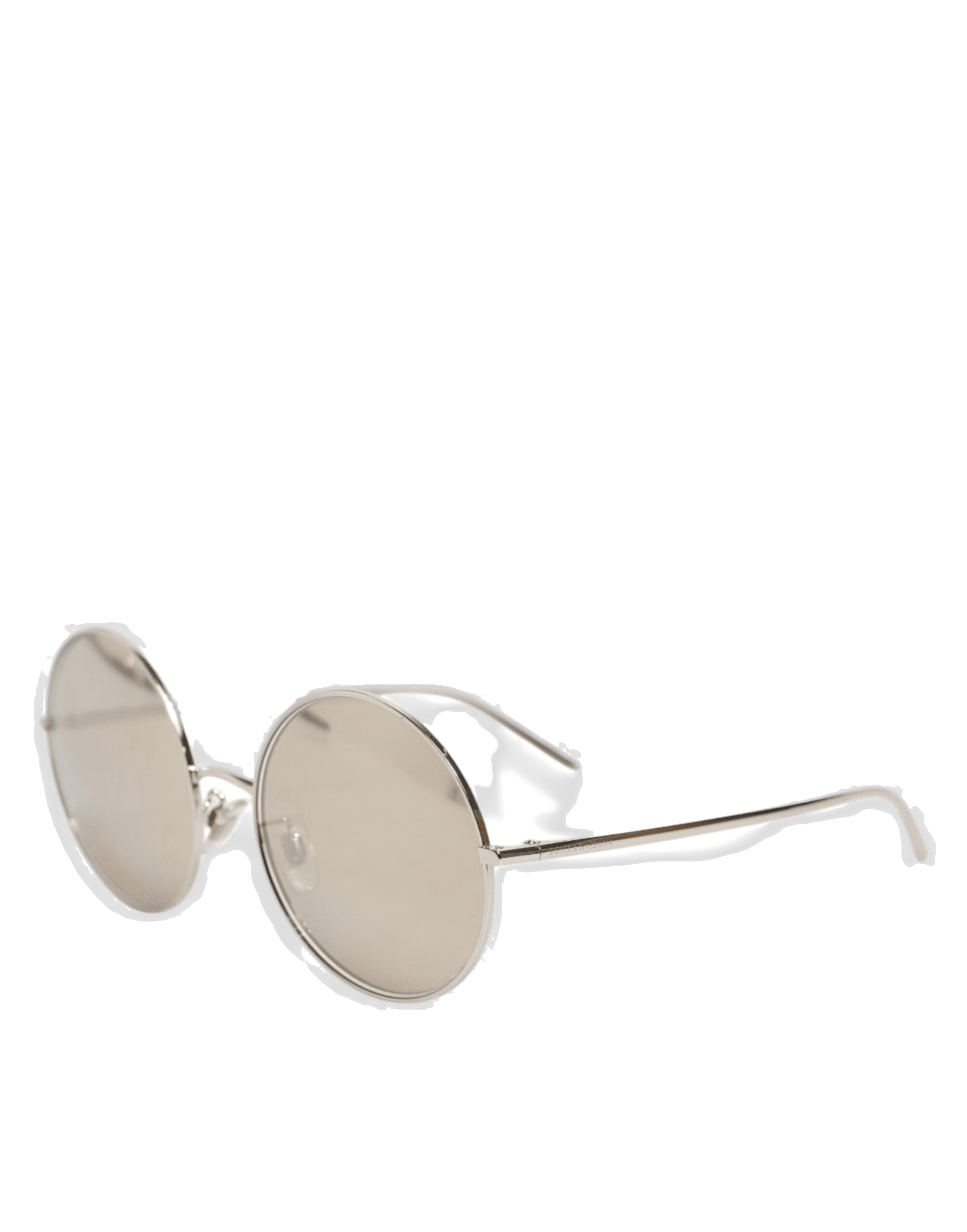 Dolce & Gabbana Silver Dg2215k Metal Round Shades Eyewear Sunglasses Glam Steals