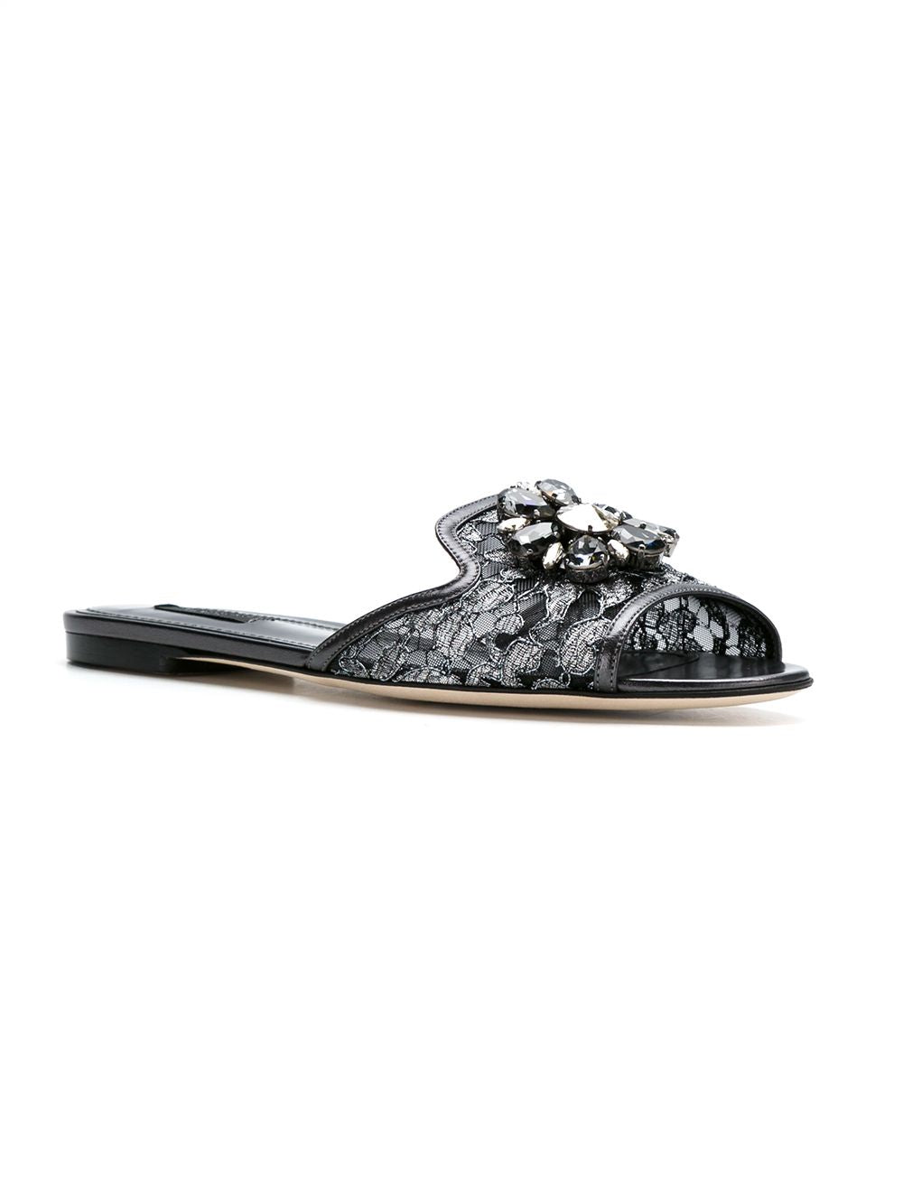 Dolce & Gabbana Silver Sandals Glam Steals