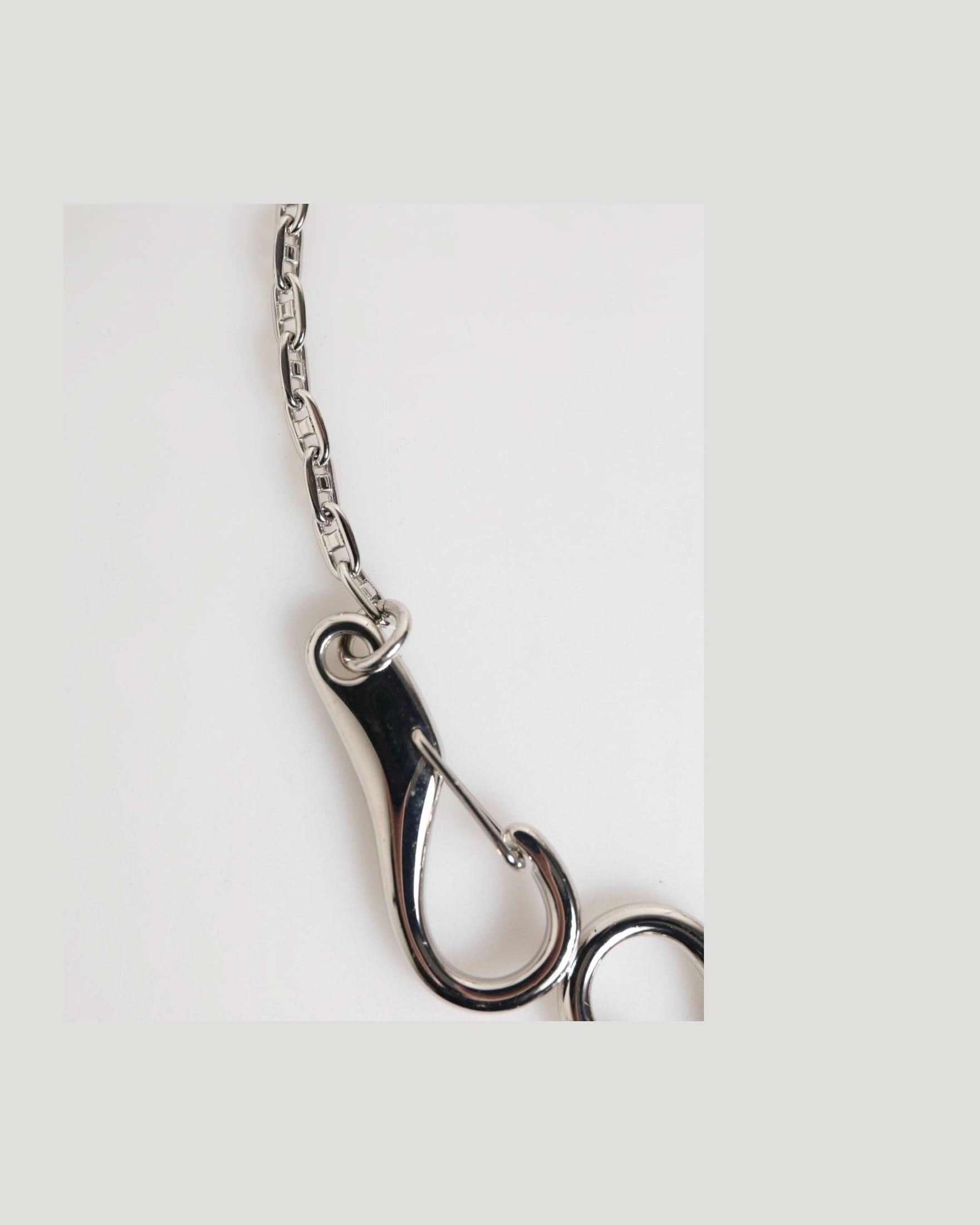 Dolce & Gabbana Silver Tone Dg Logo Keychain Glam Steals