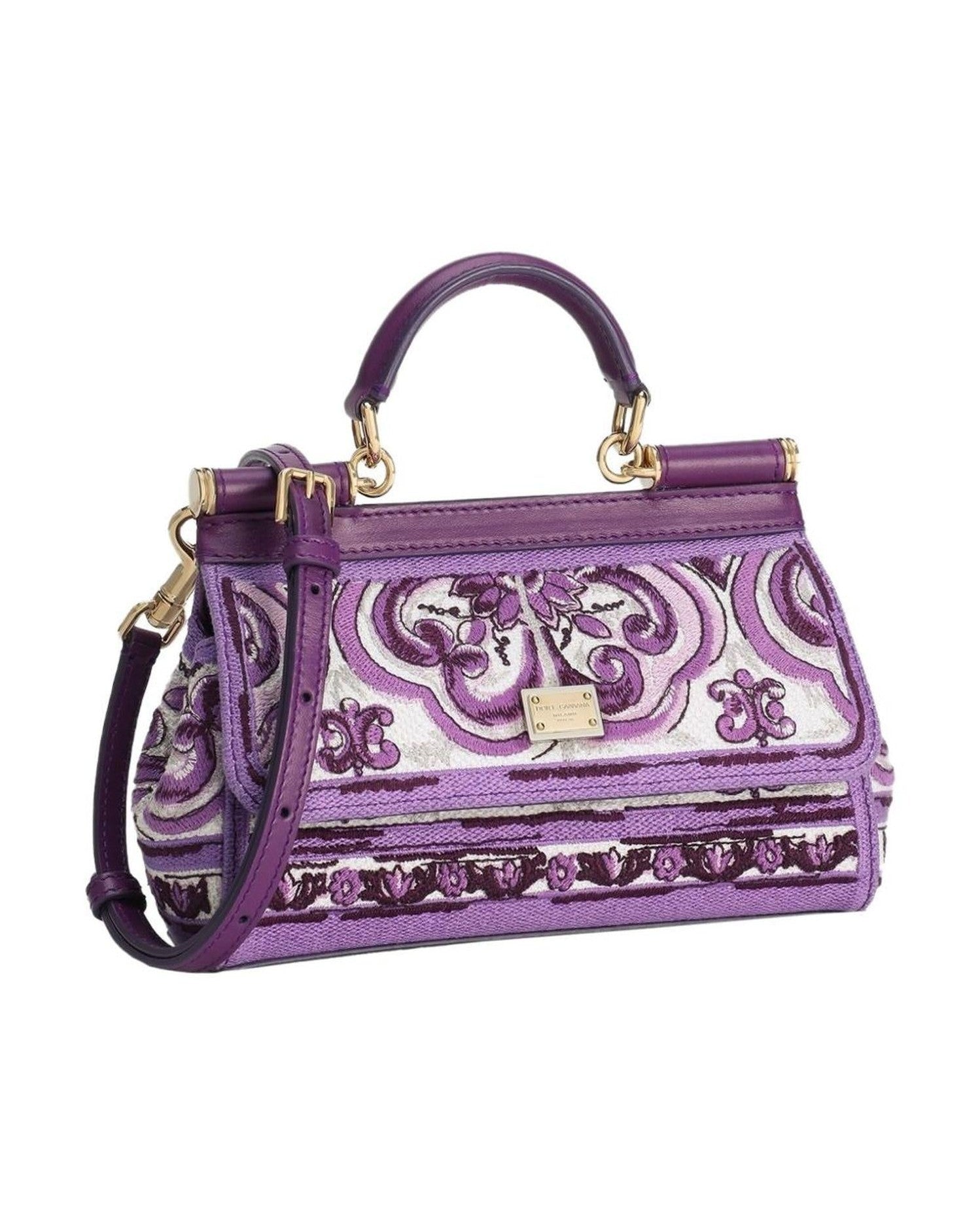 Dolce & Gabbana Small Sicily handbag with Maiolica embroidery Glam Steals