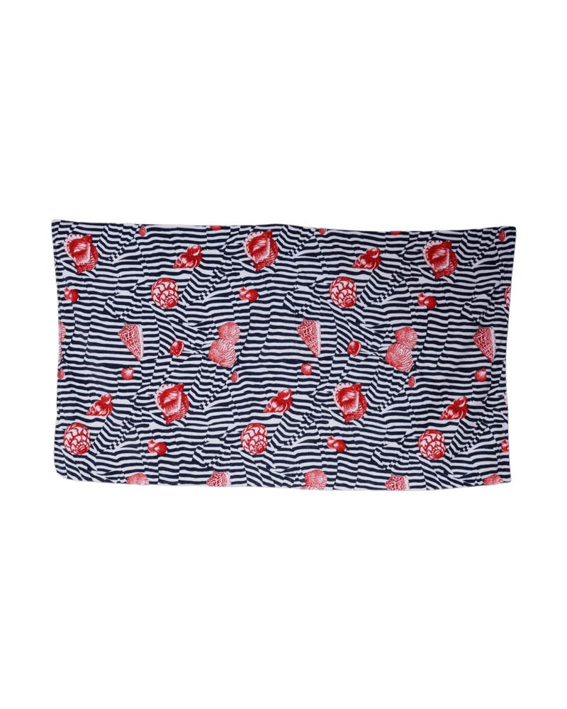 Dolce & Multicolor Gabbana Stripes Seashells Beach Towel Glam Steals