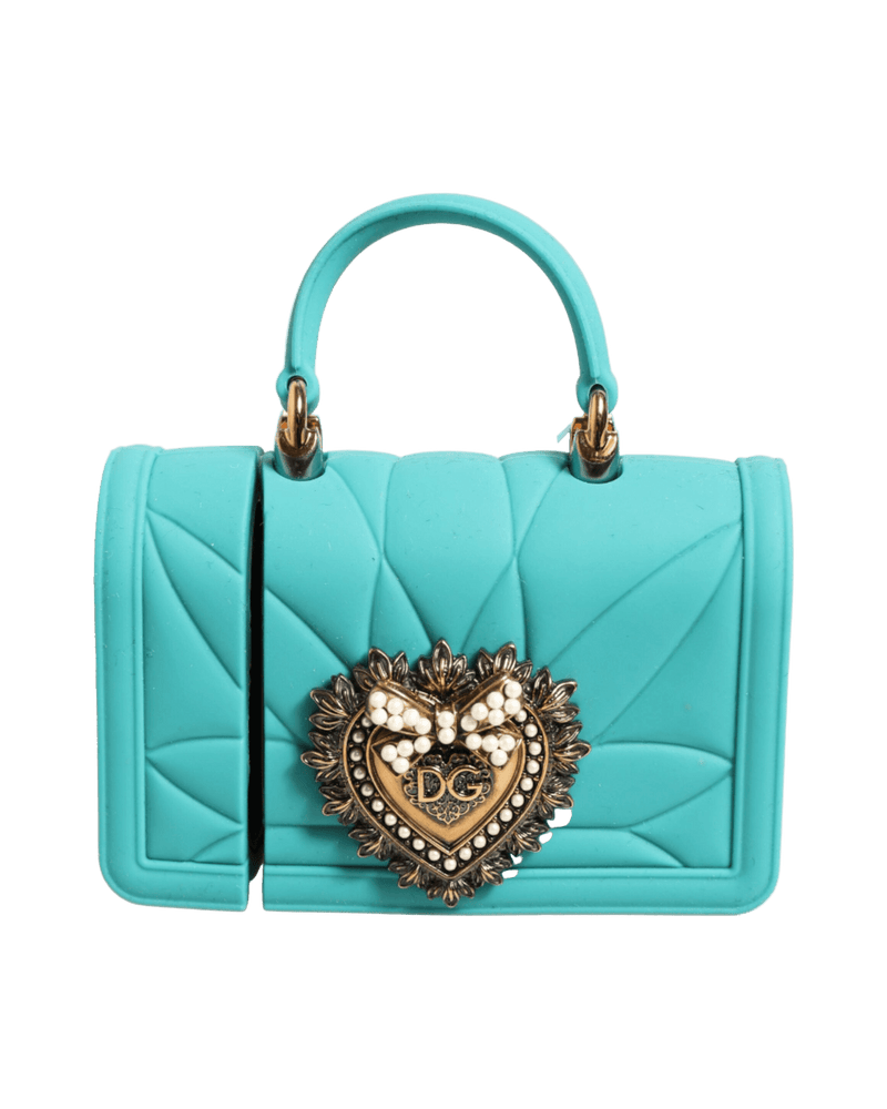 Dolce & Turquoise Gabbana Silicone Devotion Heart Cover Bag Airpods Case Glam Steals