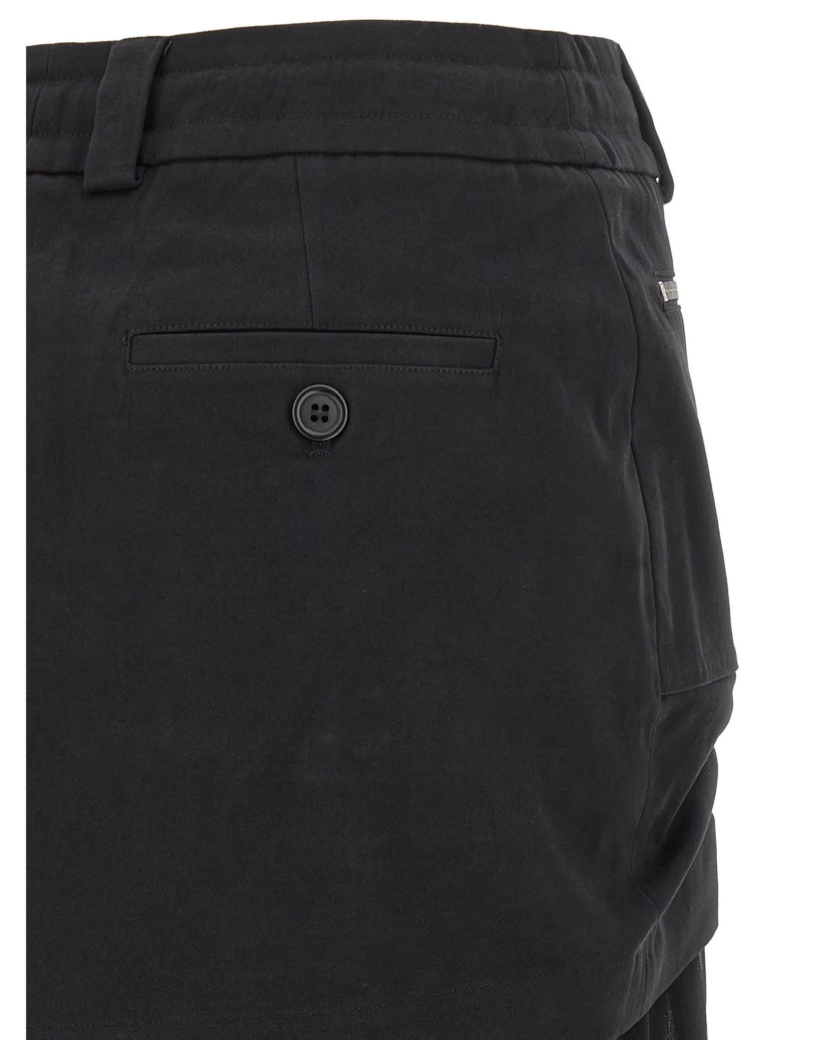 Dolce & Gabbana Twill Chiffon Skirt Glam Steals