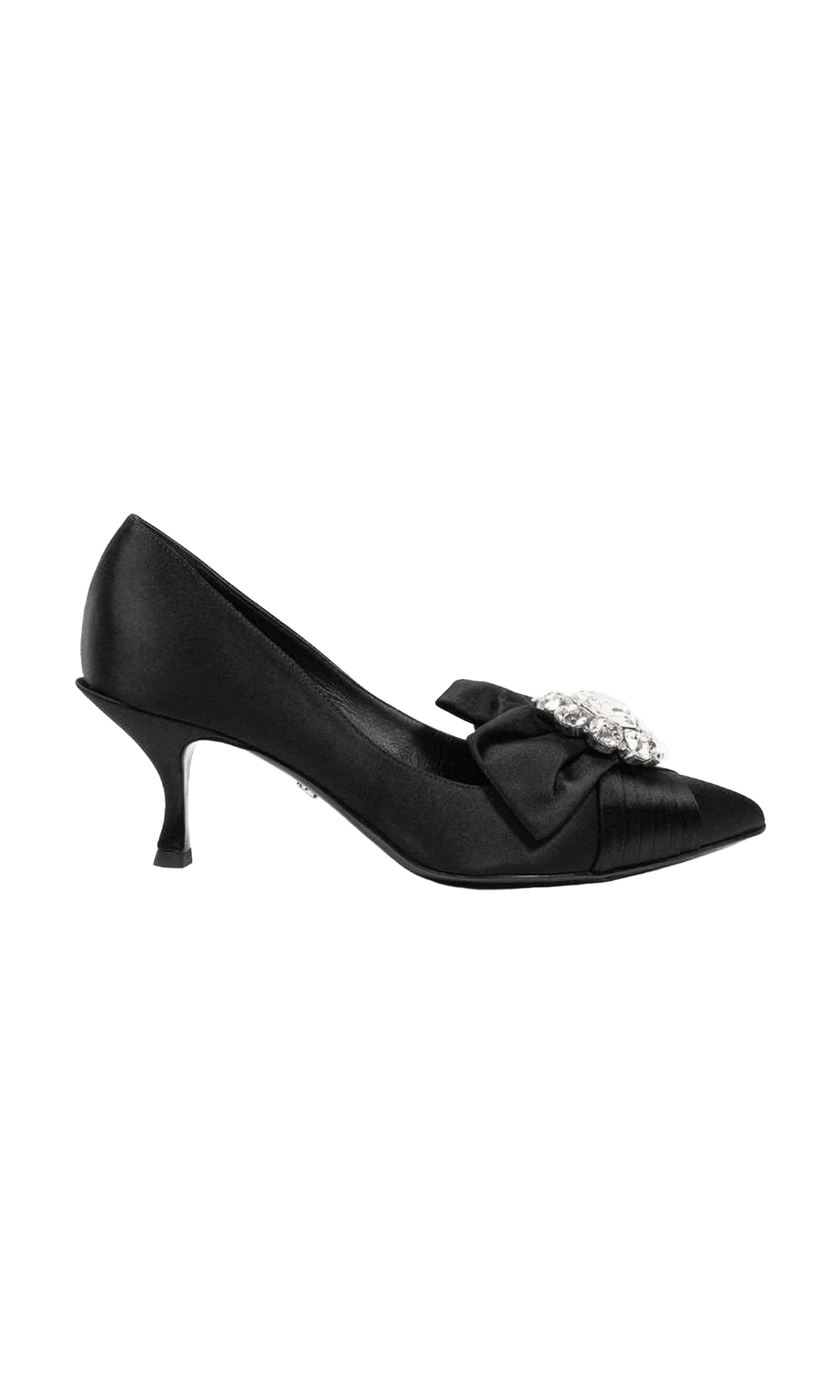 Dolce & Gabbana Viscose Black Pump Glam Steals