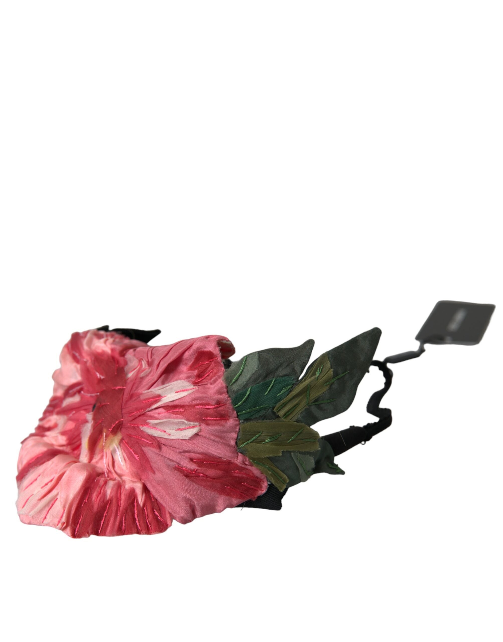 Dolce & Gabbana Viscose Hair Parrucchiera Headband Black White Diadem Glam Steals