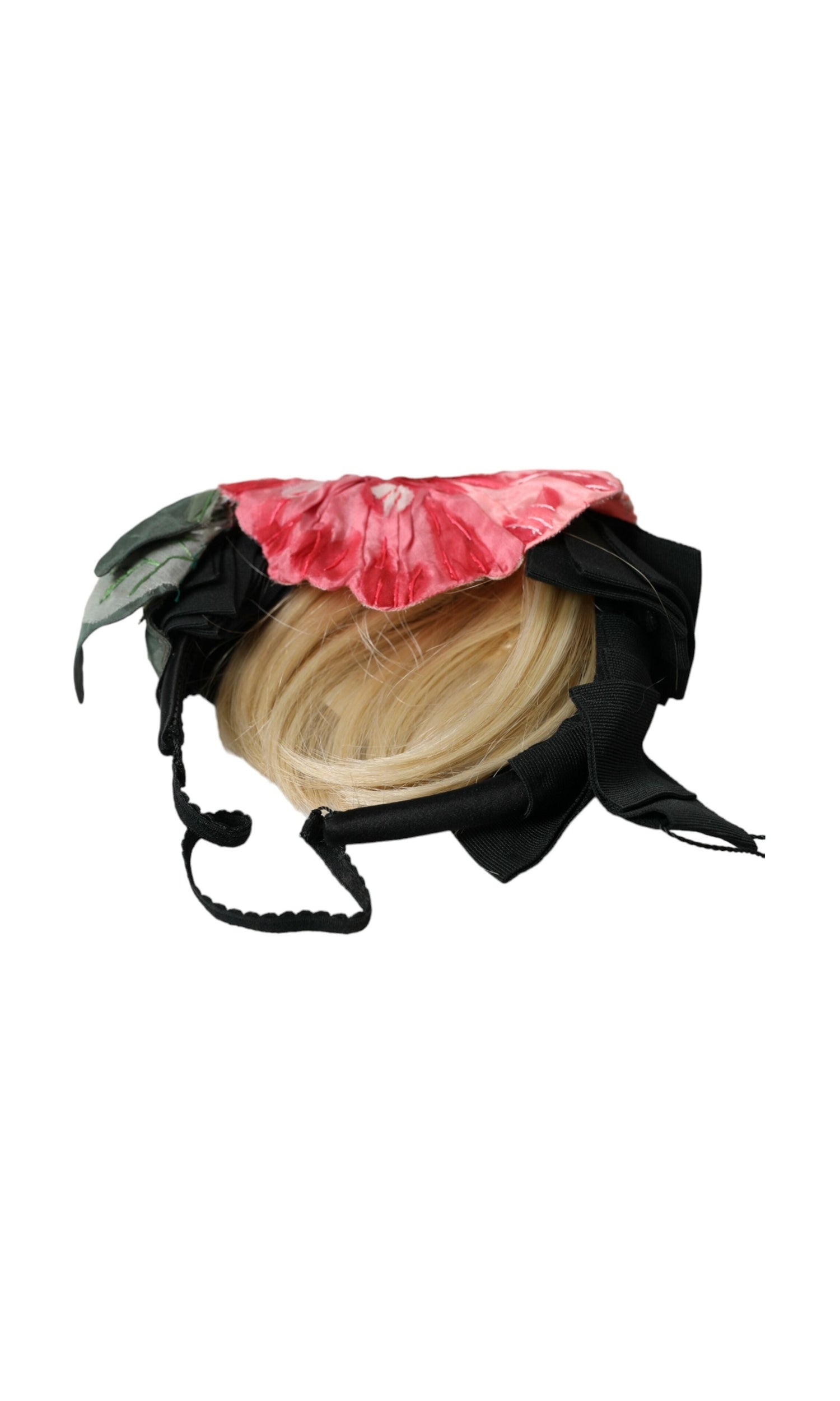 Dolce & Gabbana Viscose Hair Parrucchiera Headband Black White Diadem Glam Steals
