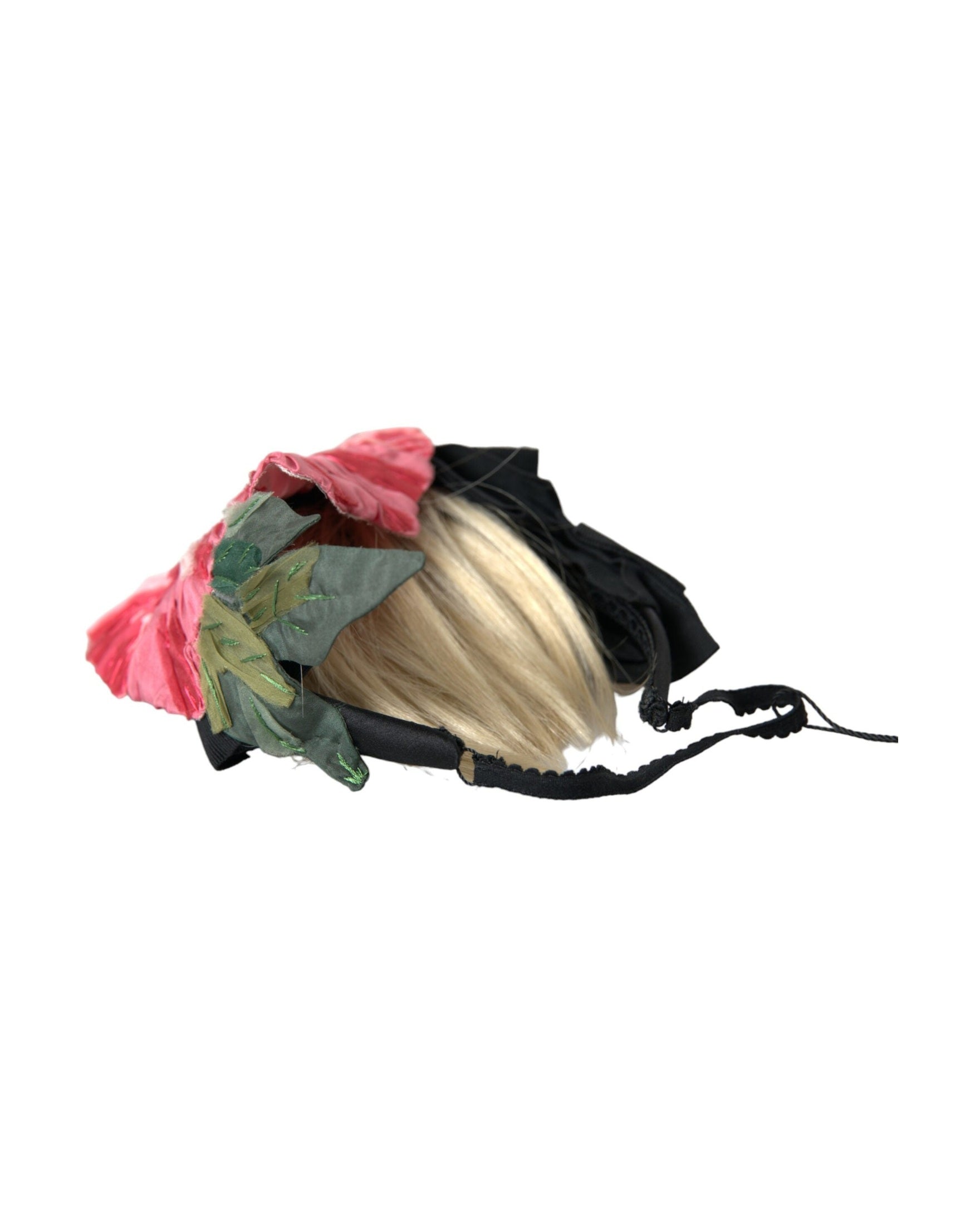 Dolce & Gabbana Viscose Hair Parrucchiera Headband Black White Diadem Glam Steals